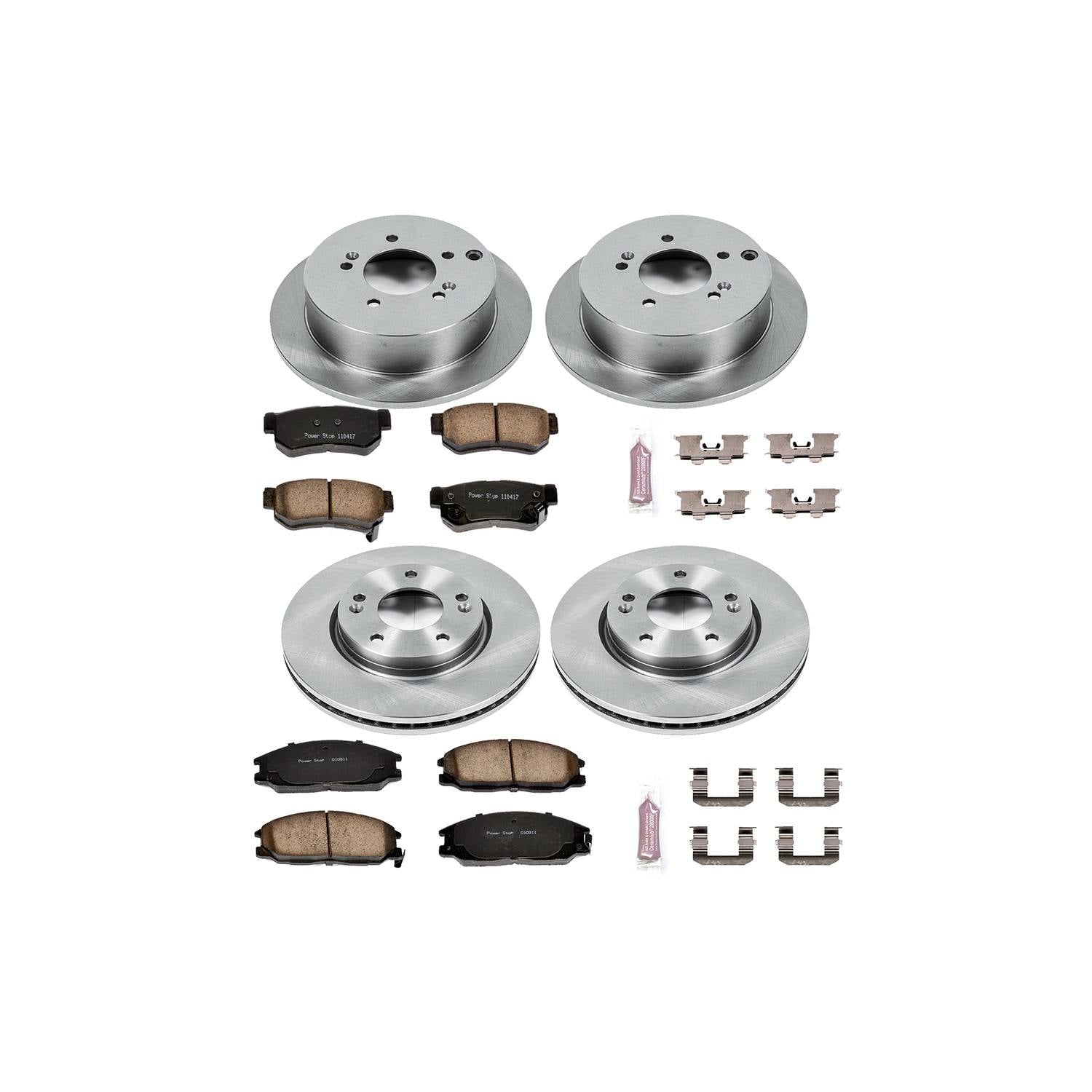 Power Stop 01-05 Hyundai Santa Fe Front & Rear Autospecialty Brake Kit