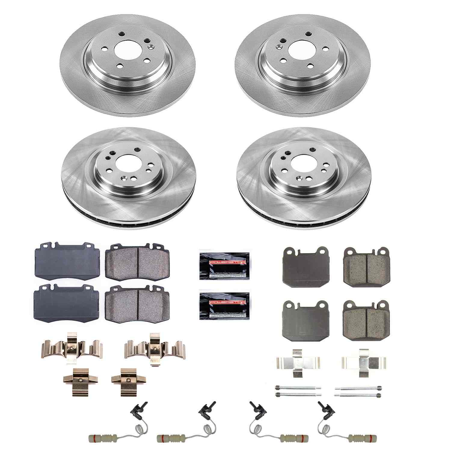 Power Stop 00-01 Mercedes-Benz ML430 Front & Rear Autospecialty Brake Kit