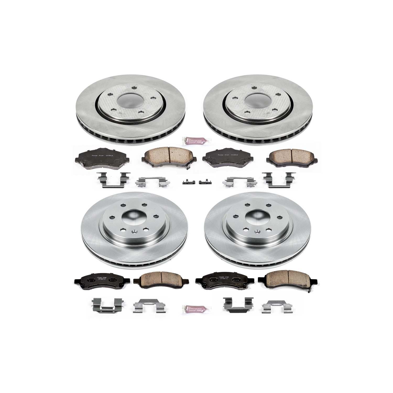 Power Stop 08-17 Buick Enclave Front & Rear Autospecialty Brake Kit