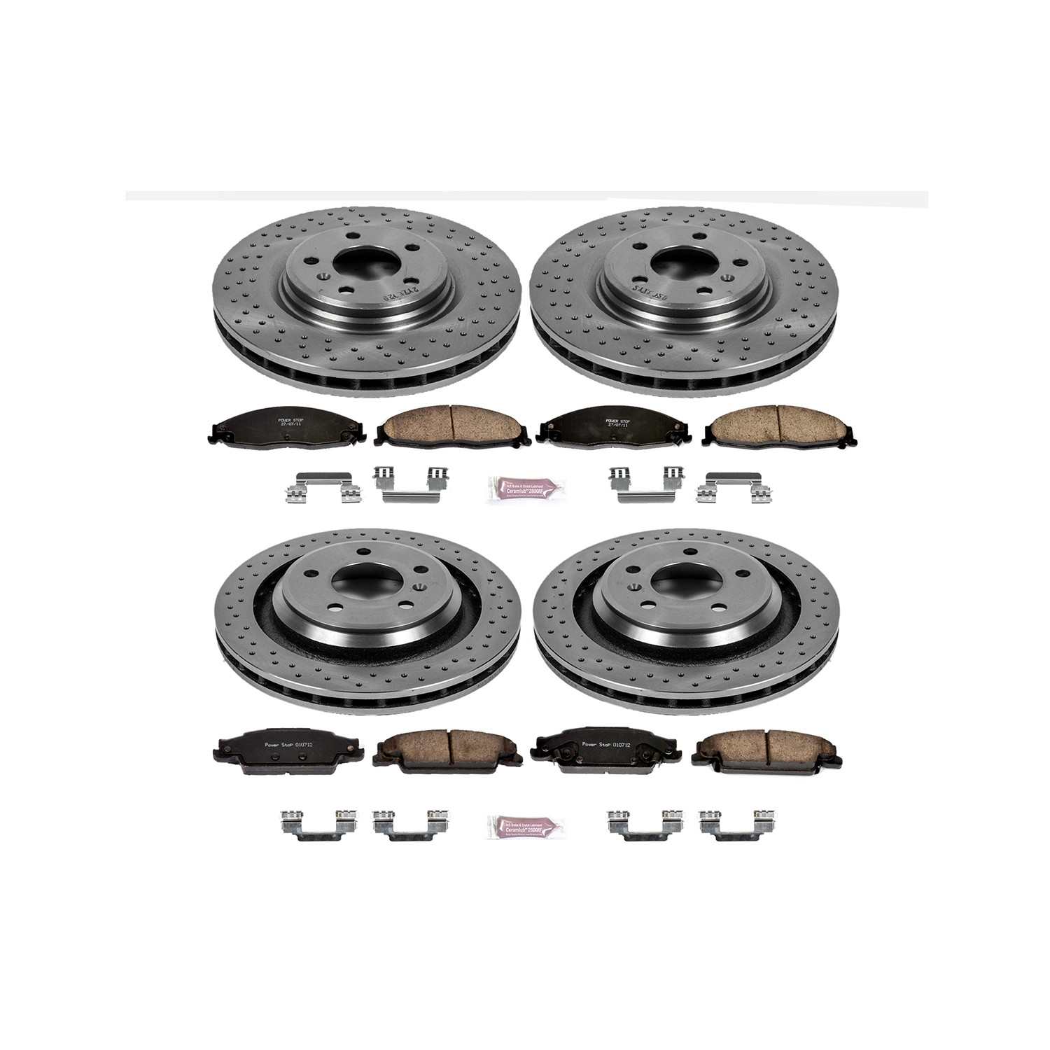 Power Stop 05-08 Pontiac Grand Prix Front & Rear Autospecialty Brake Kit