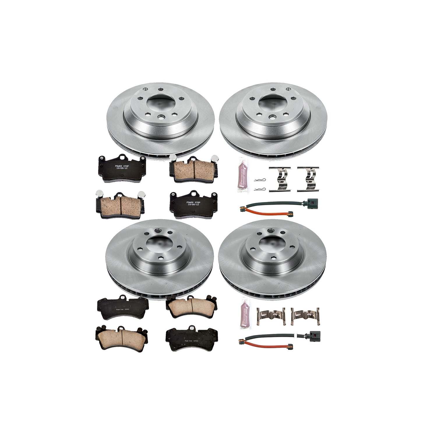 Power Stop 07-15 Audi Q7 Front & Rear Autospecialty Brake Kit