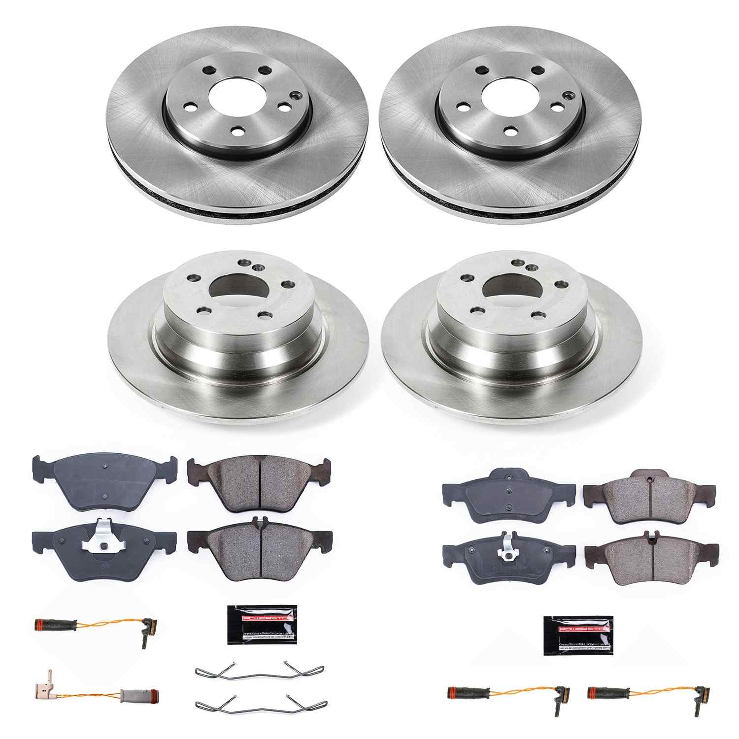 Power Stop 04-05 Mercedes-Benz E320 Front & Rear Autospecialty Brake Kit