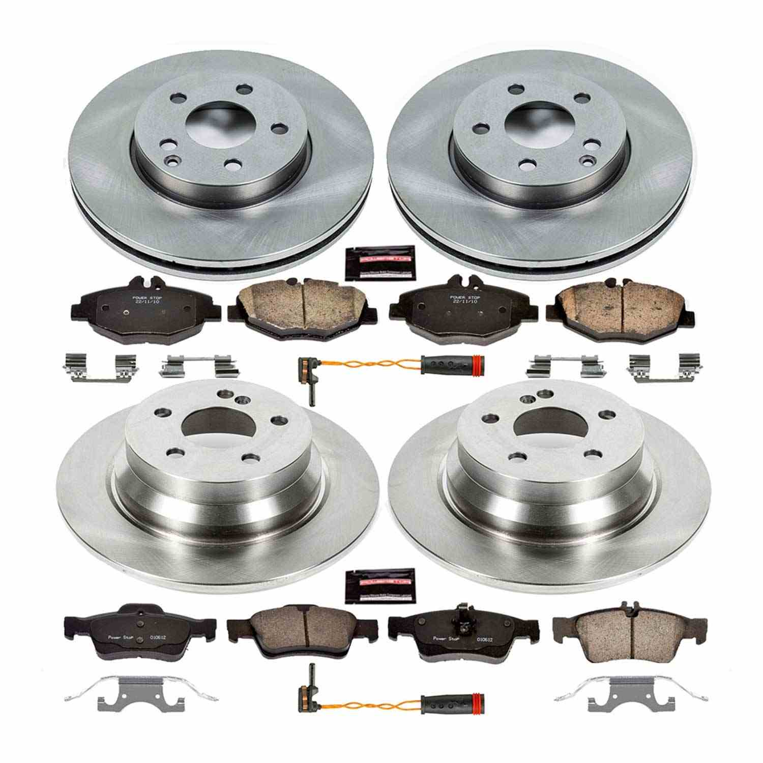 Power Stop 2006 Mercedes-Benz E320 Front & Rear Autospecialty Brake Kit