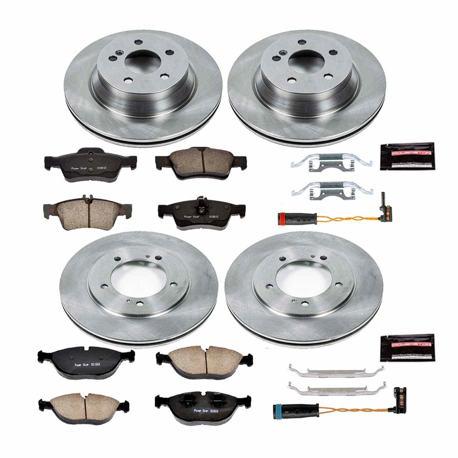 Power Stop 04-05 Mercedes-Benz E500 Front & Rear Autospecialty Brake Kit