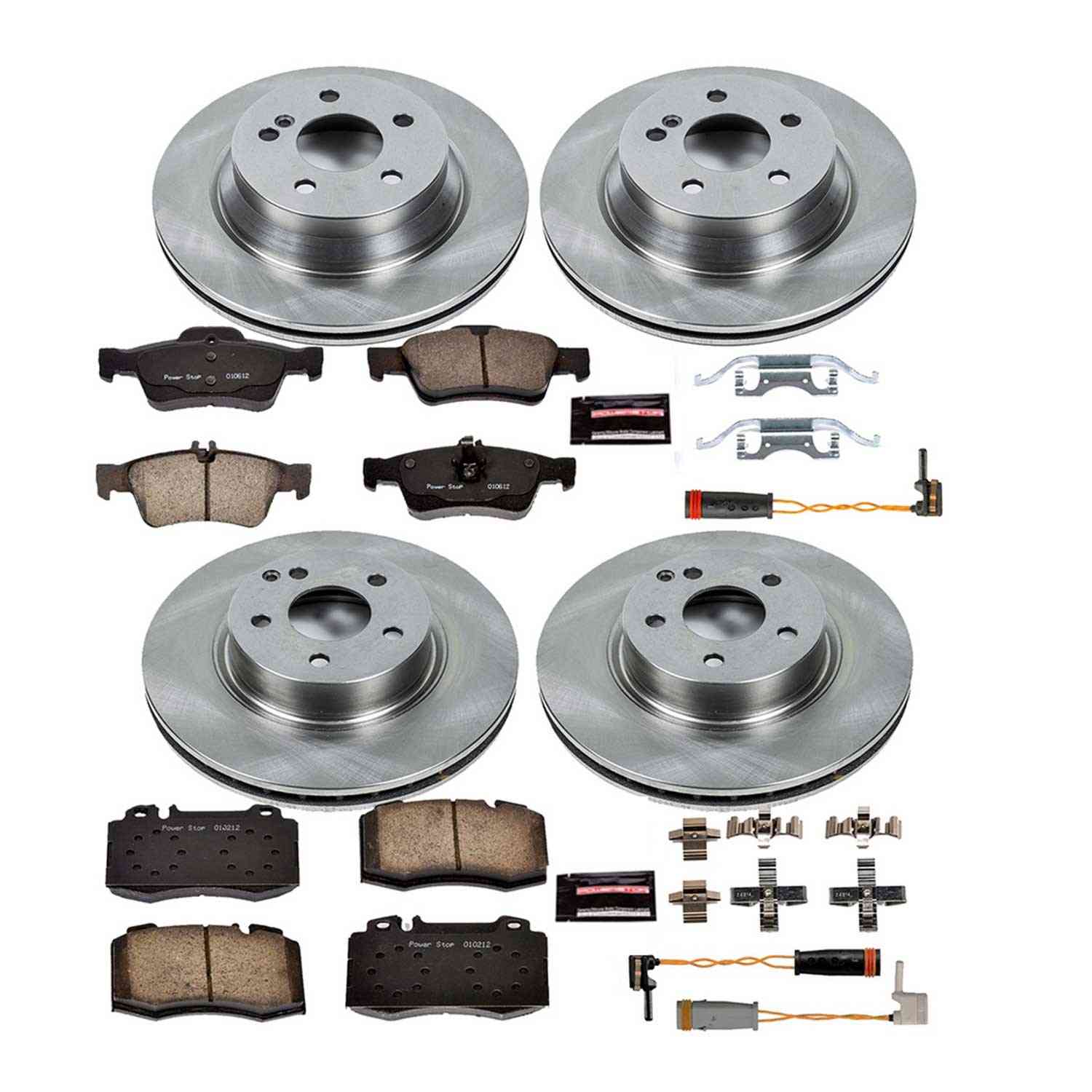 Power Stop 03-06 Mercedes-Benz E500 Front & Rear Autospecialty Brake Kit