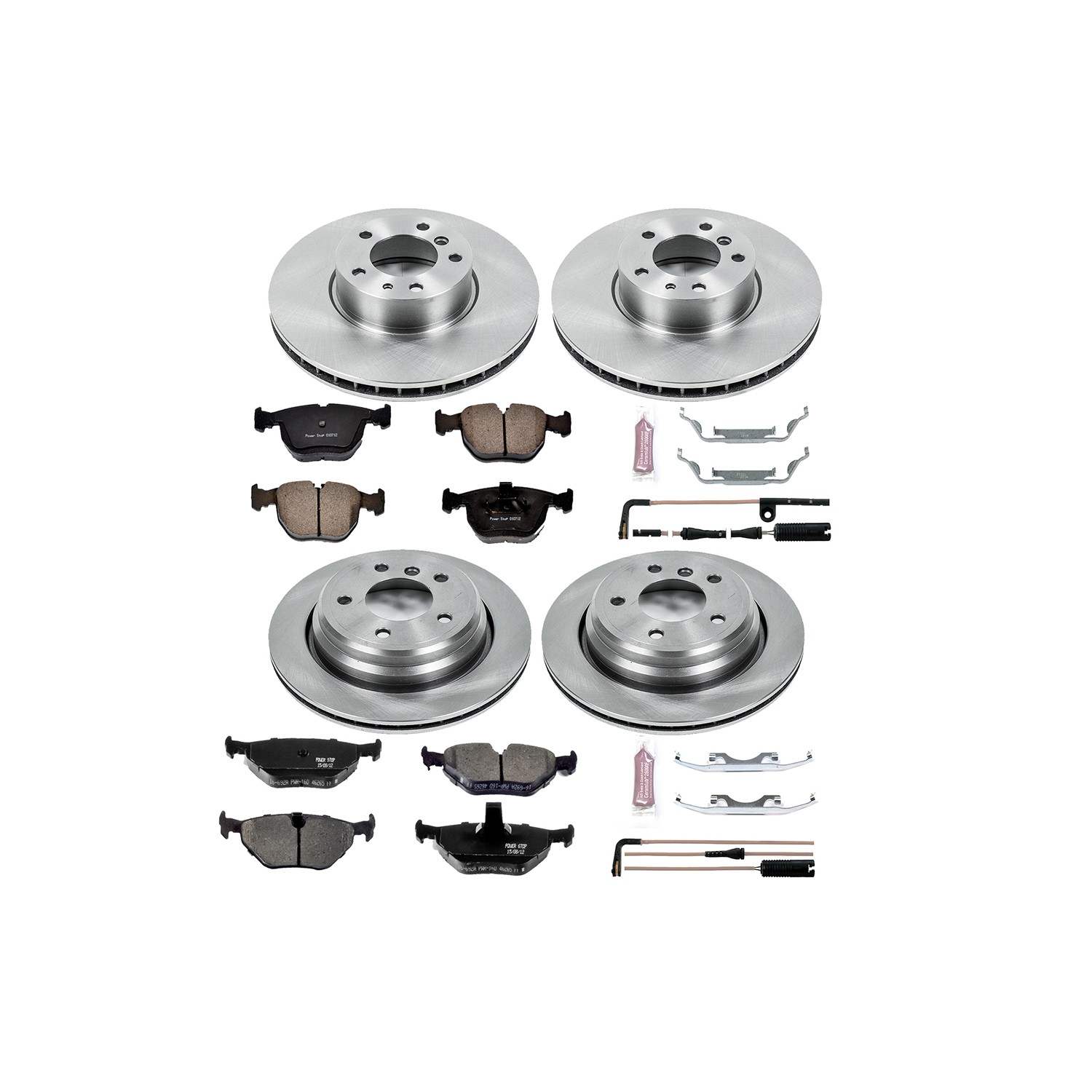 Power Stop 97-00 BMW 540i Front & Rear Autospecialty Brake Kit