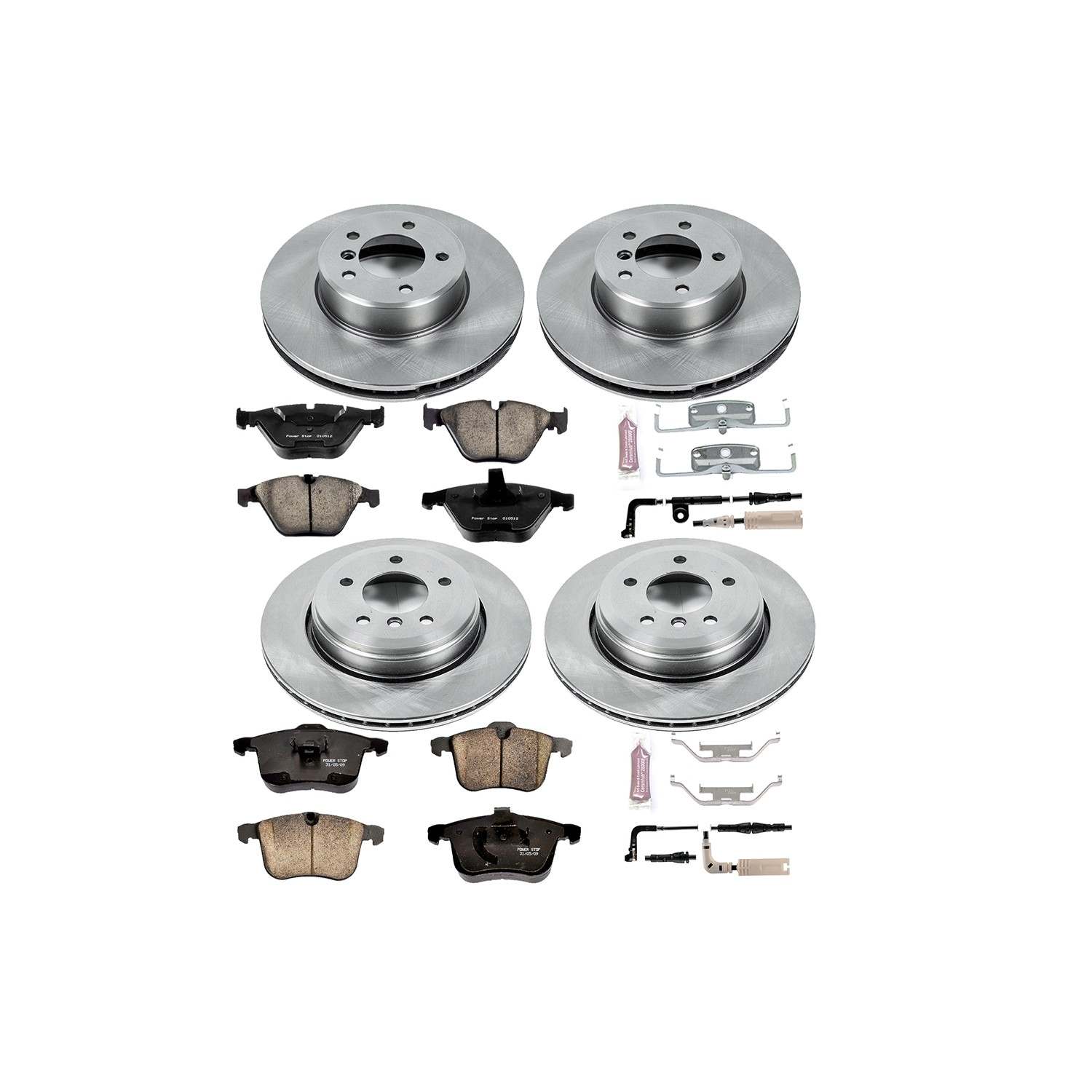 Power Stop 04-06 BMW 525i Front & Rear Autospecialty Brake Kit