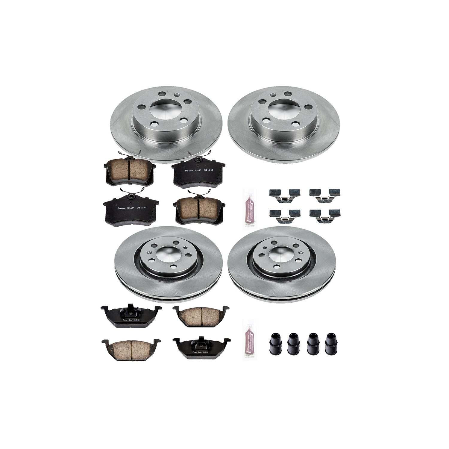 Power Stop 1998 Volkswagen Beetle Front & Rear Autospecialty Brake Kit