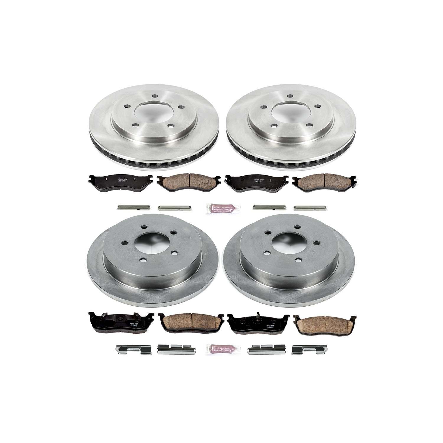 Power Stop 00-02 Ford Expedition Front & Rear Autospecialty Brake Kit