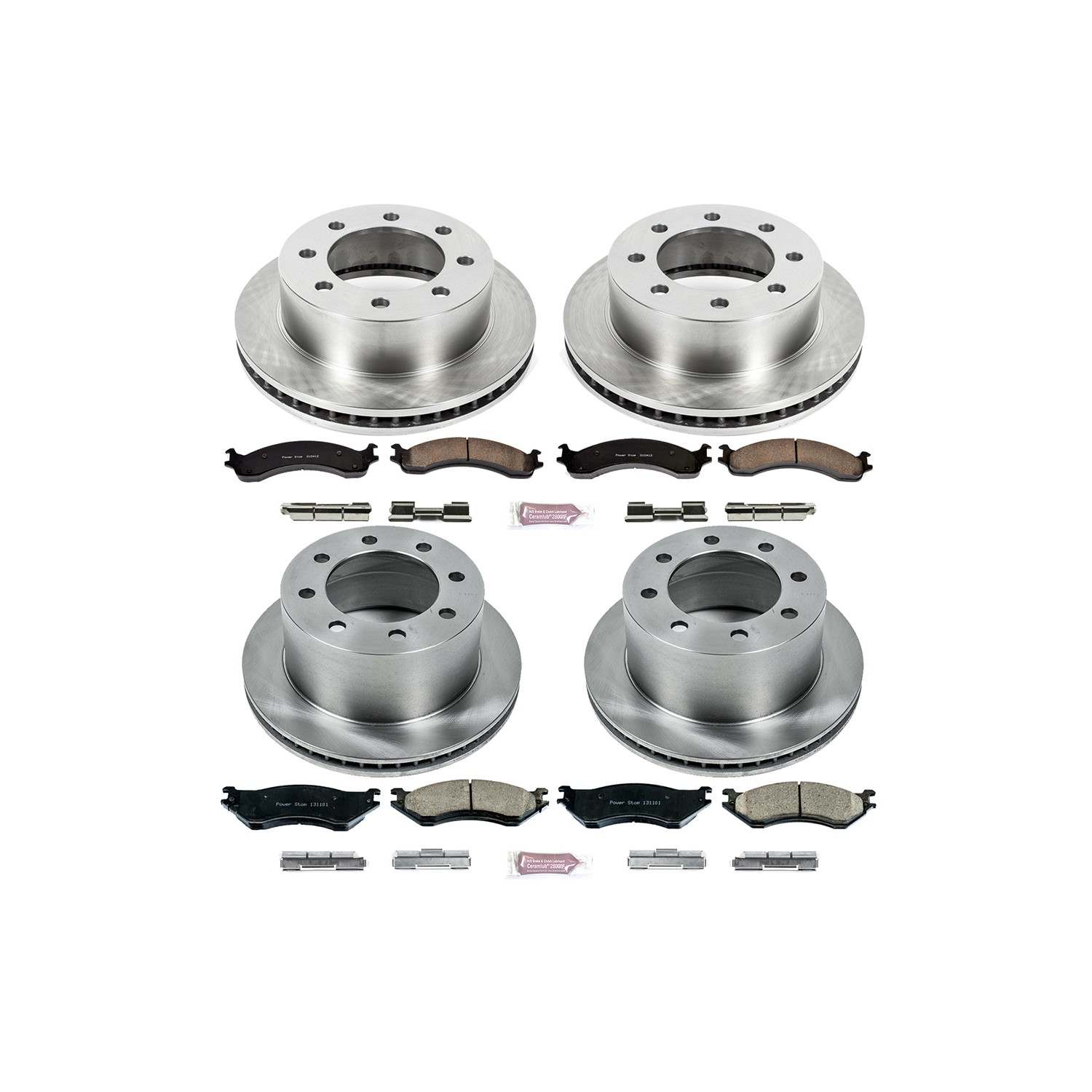 Power Stop 01-02 Dodge Ram 2500 Front & Rear Autospecialty Brake Kit