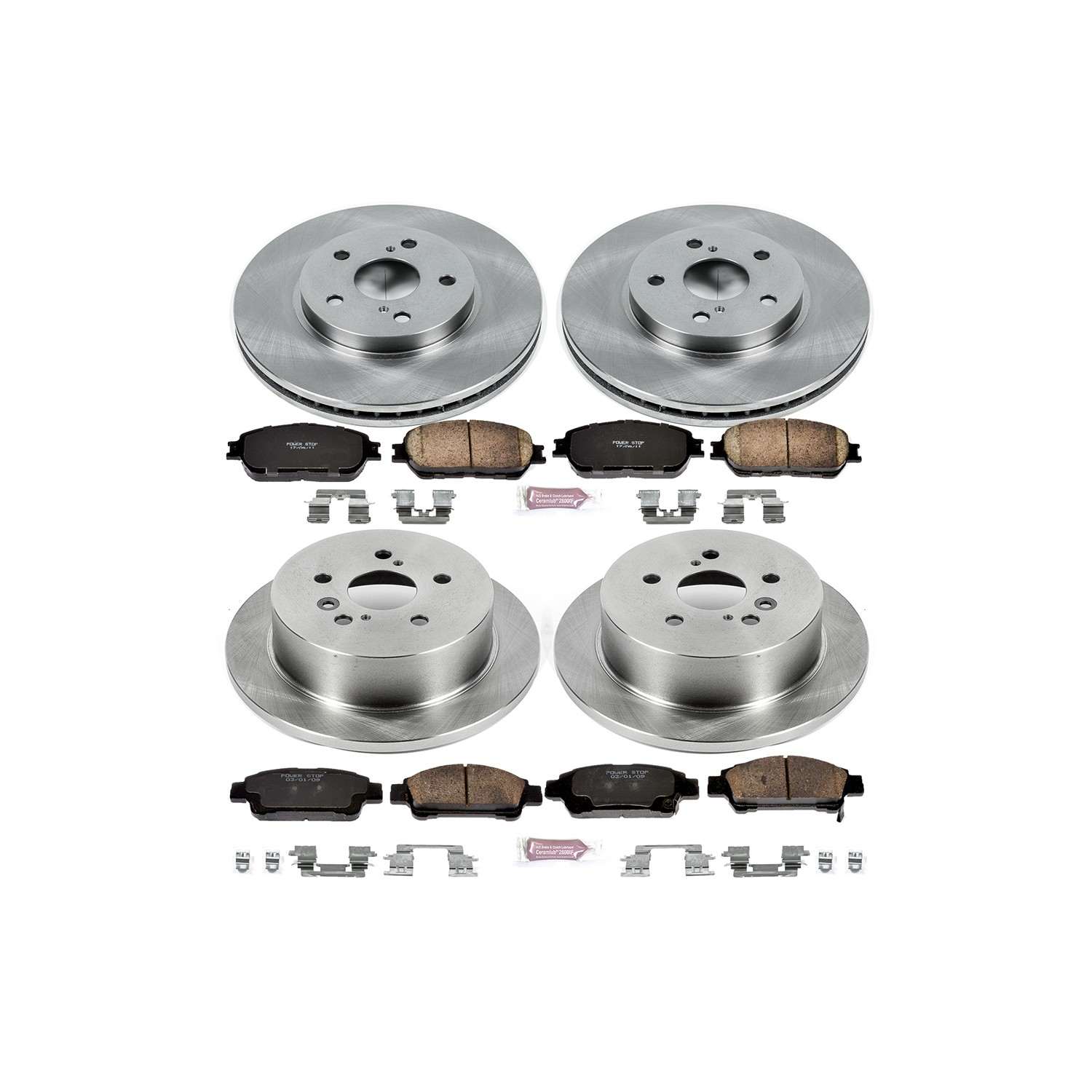 Power Stop 04-10 Toyota Sienna Front & Rear Autospecialty Brake Kit