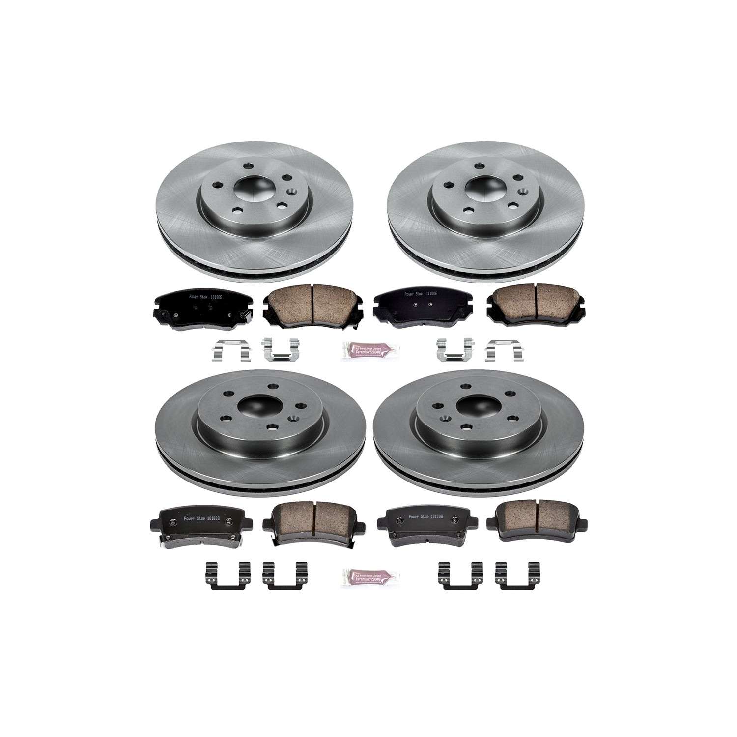 Power Stop 2010 Buick Allure Front & Rear Autospecialty Brake Kit