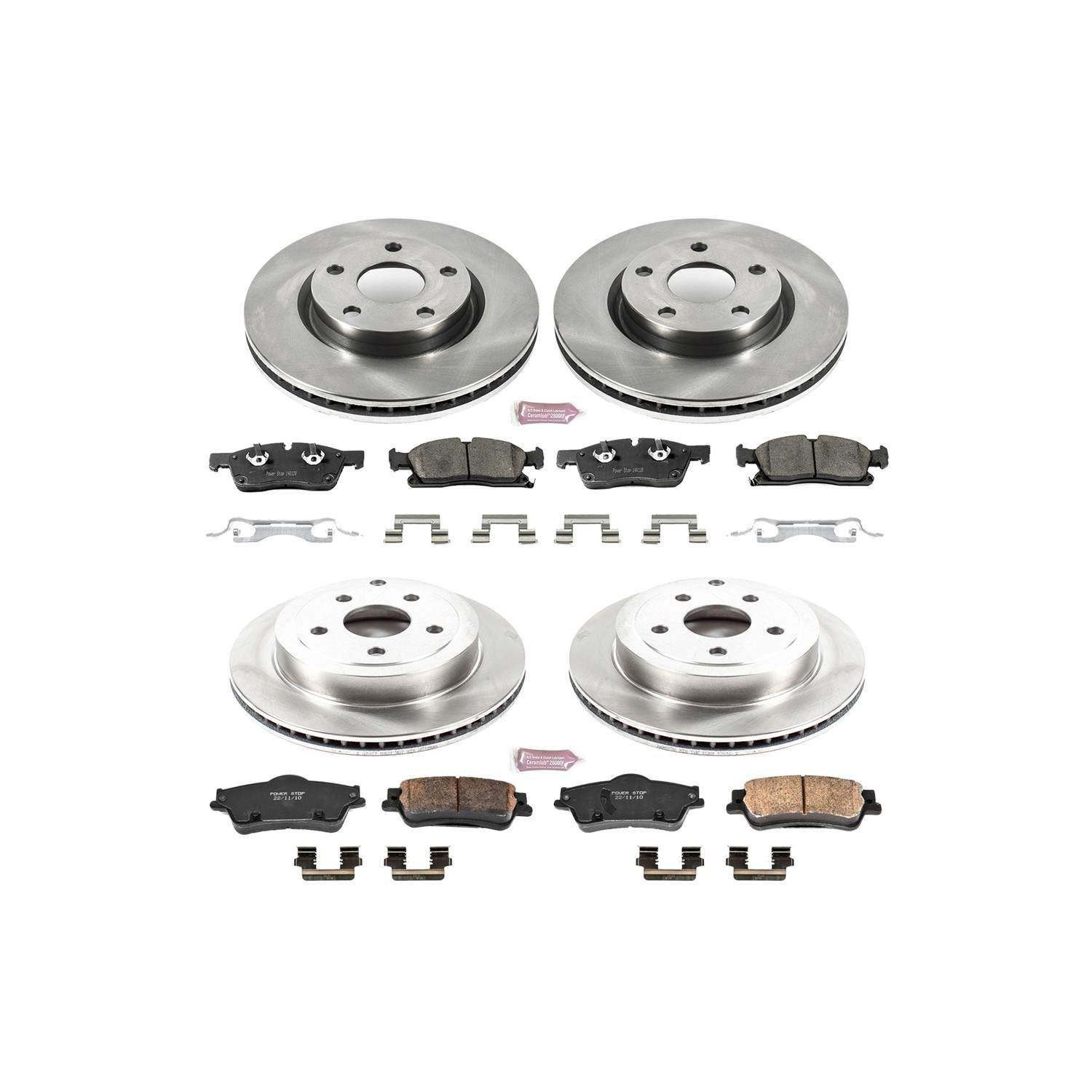 Power Stop 08-09 Pontiac G8 Front & Rear Autospecialty Brake Kit