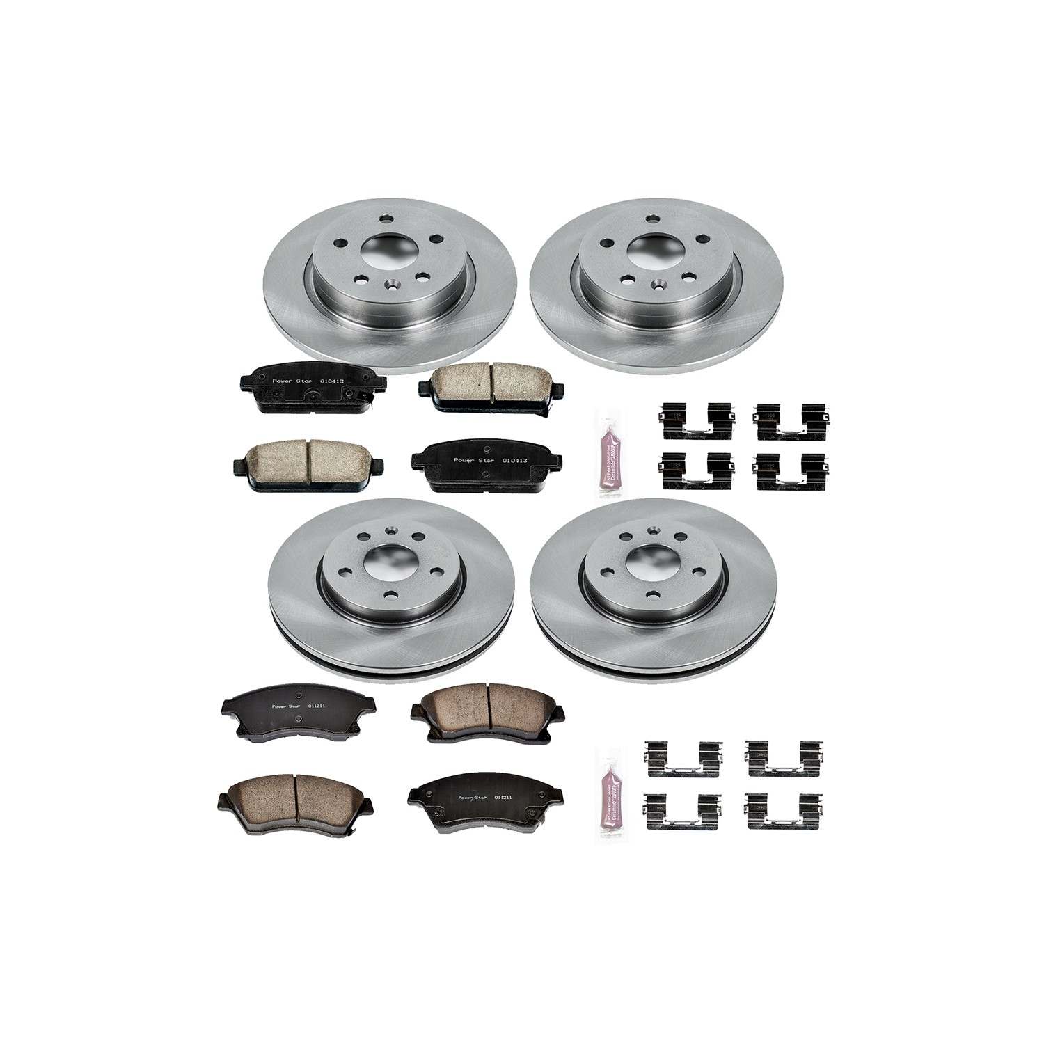 Power Stop 11-15 Chevrolet Cruze Front & Rear Autospecialty Brake Kit