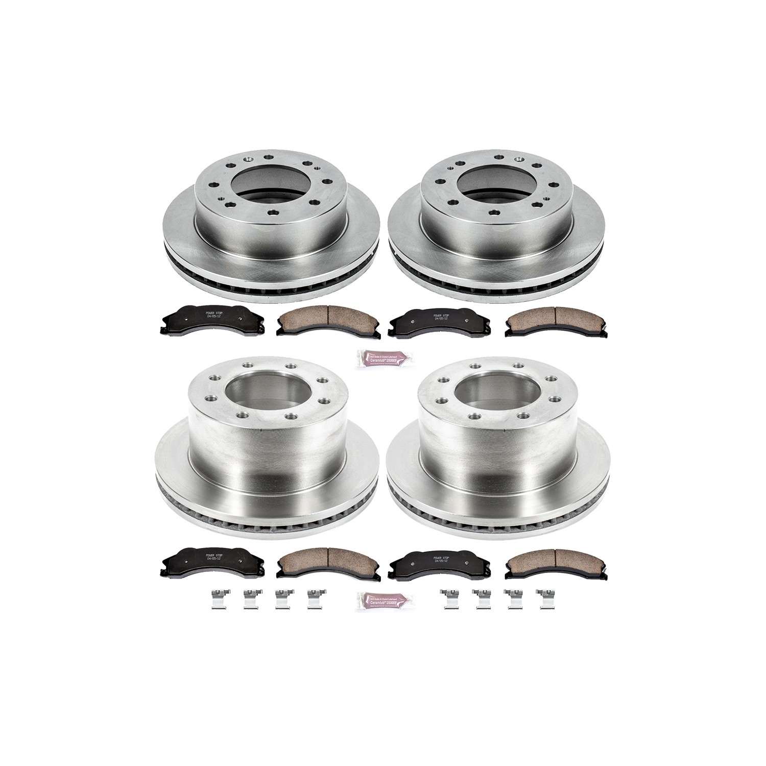Power Stop 2011 GMC Sierra 3500 HD Front & Rear Autospecialty Brake Kit