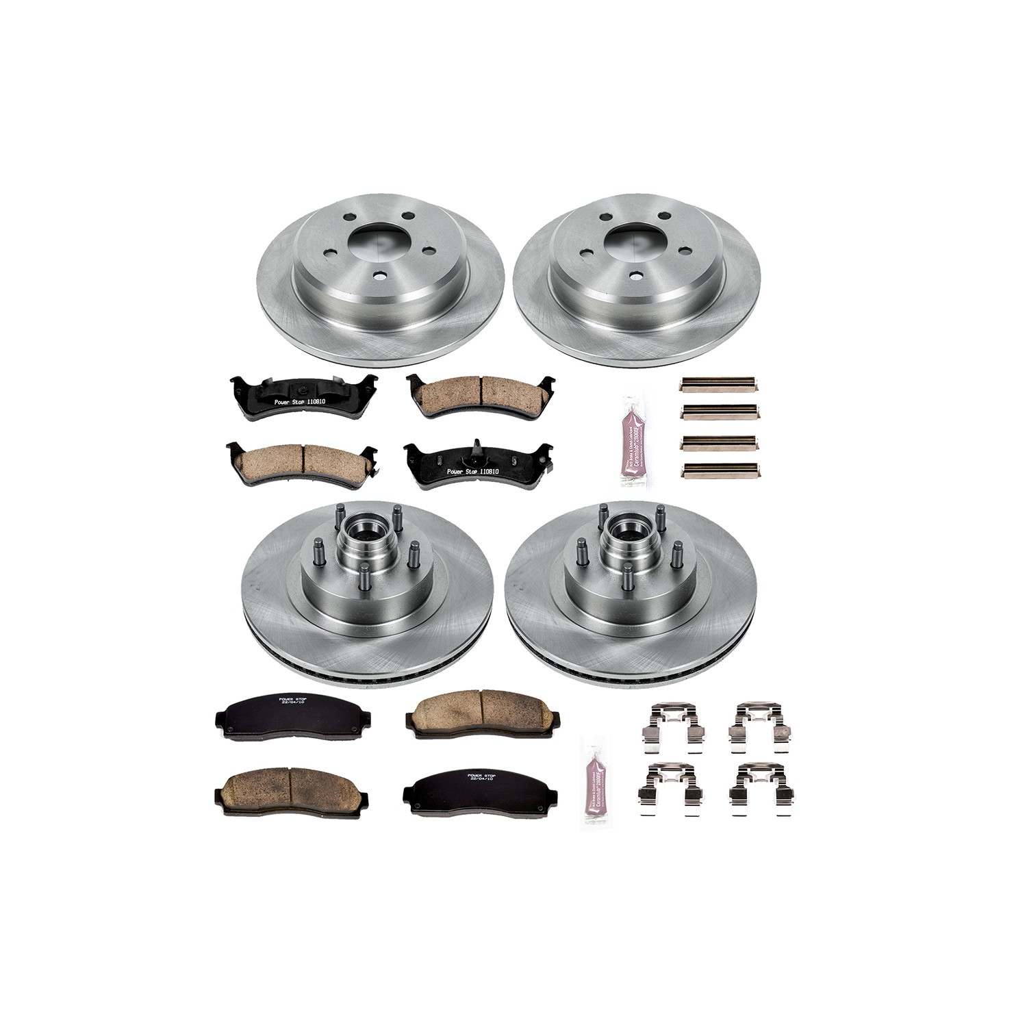 Power Stop 01-02 Ford Explorer Sport Front & Rear Autospecialty Brake Kit