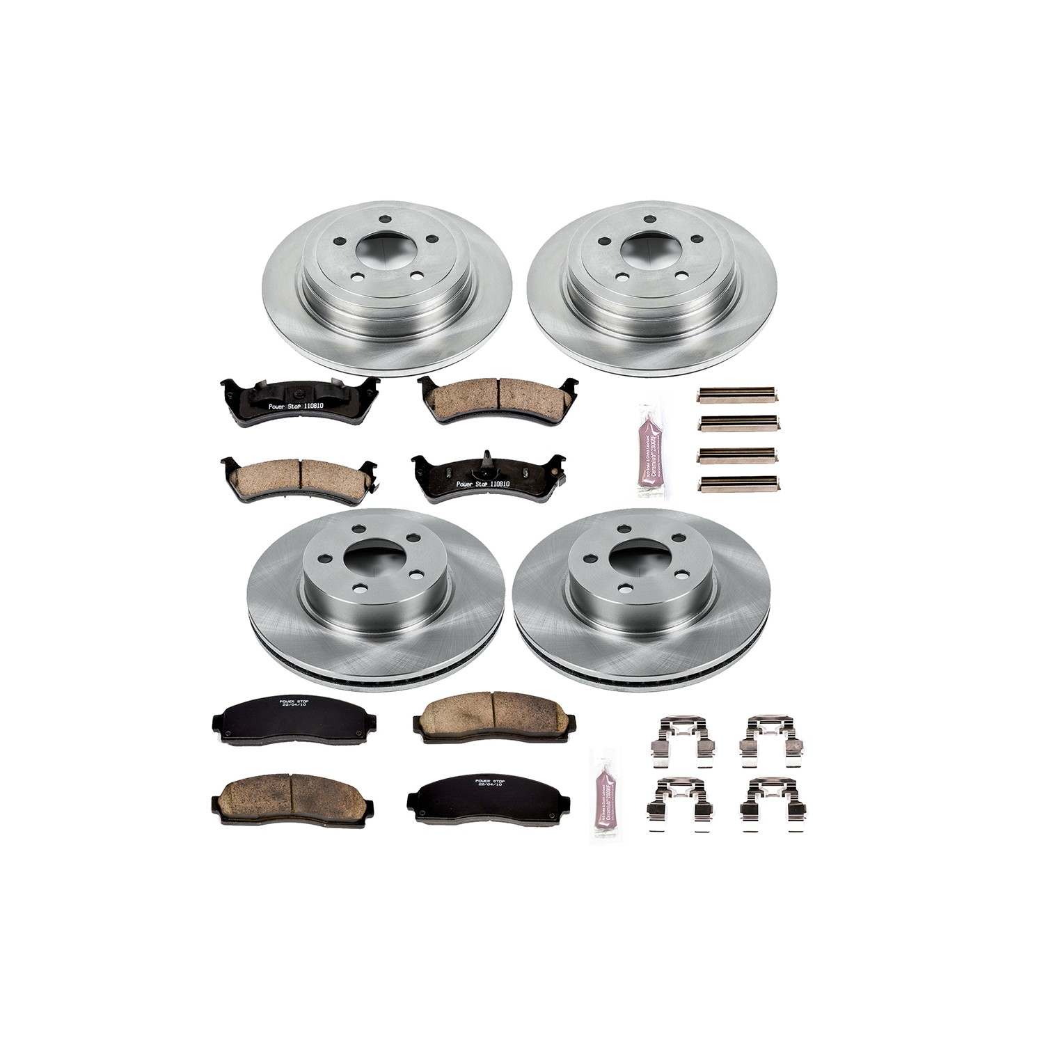 Power Stop 2003 Ford Explorer Sport Front & Rear Autospecialty Brake Kit