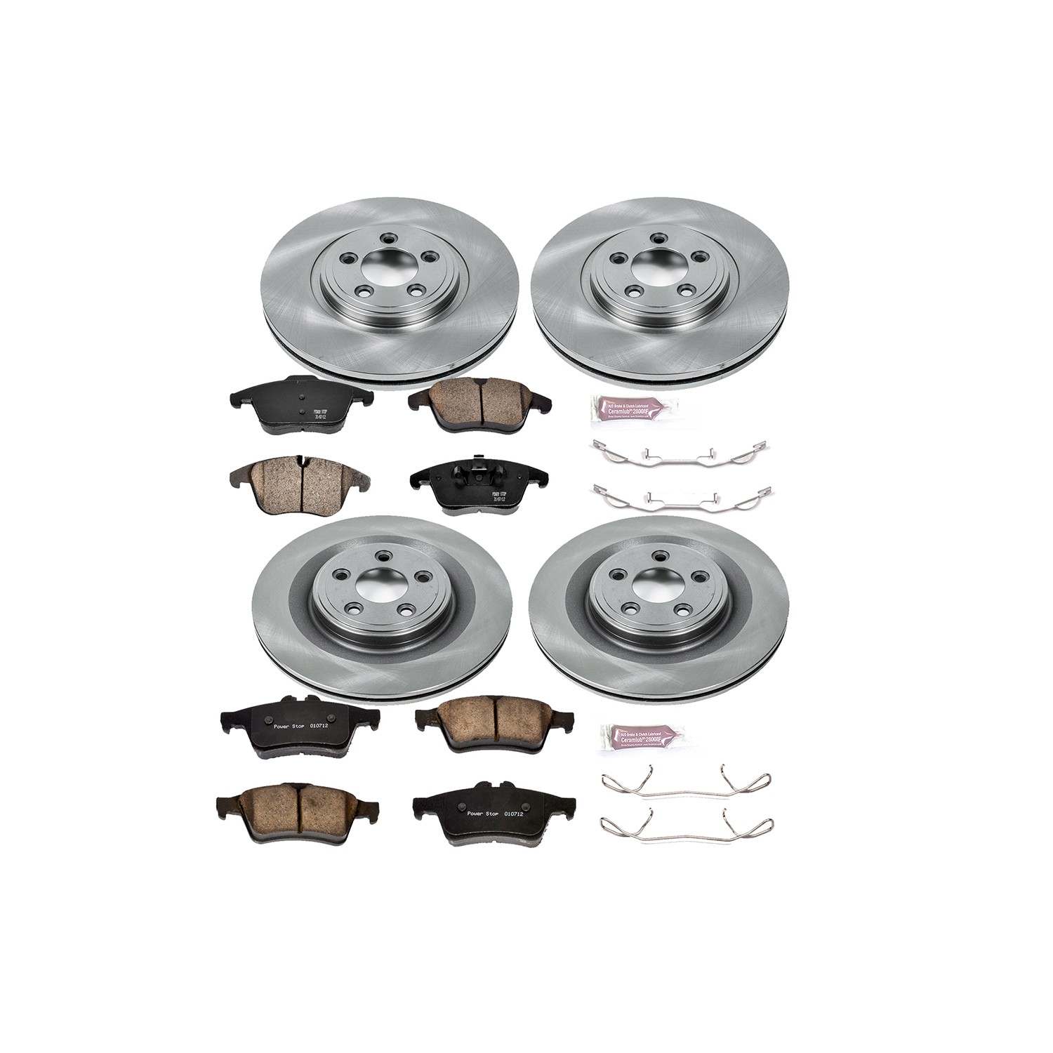 Power Stop 06-08 Jaguar S-Type Front & Rear Autospecialty Brake Kit