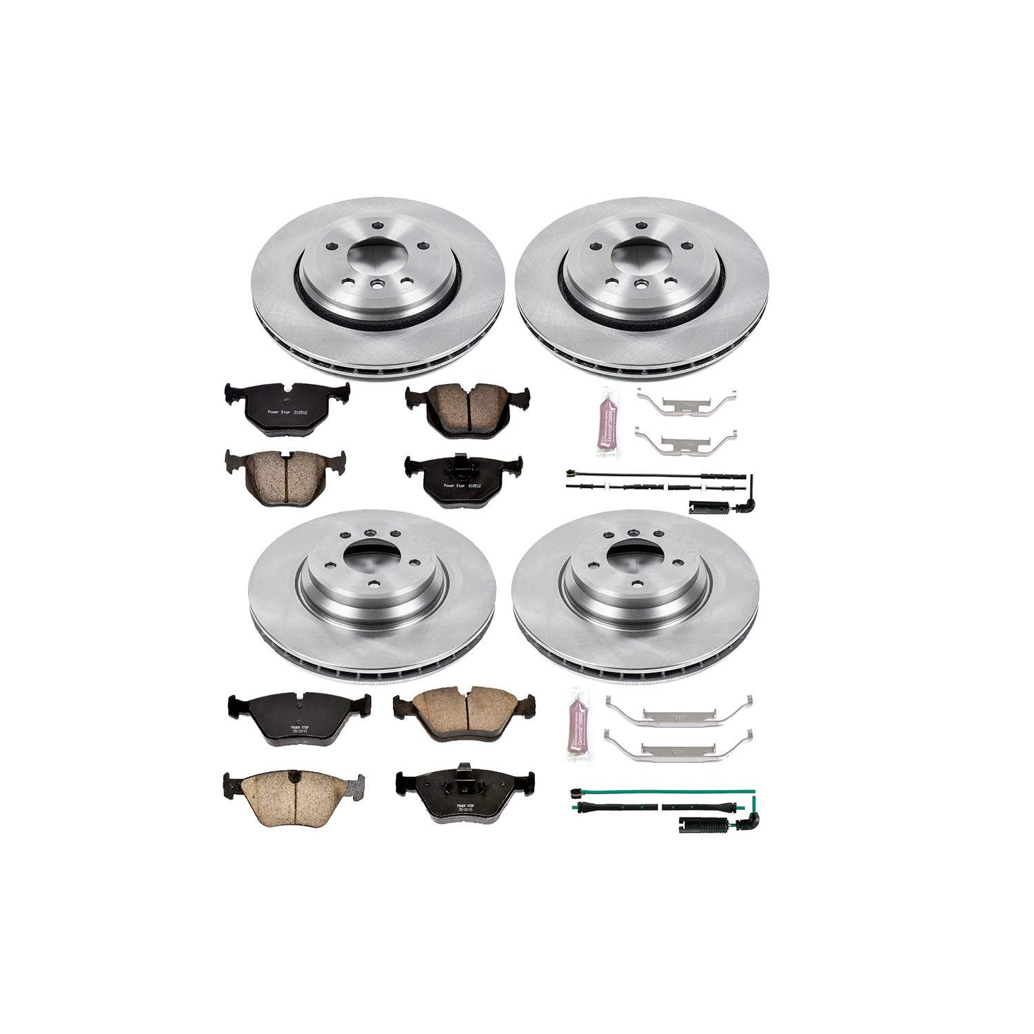 Power Stop 01-06 BMW 330Ci Front & Rear Autospecialty Brake Kit