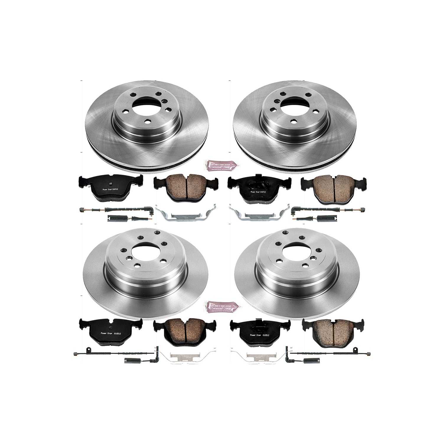 Power Stop 03-05 Land Rover Range Rover Front & Rear Autospecialty Brake Kit