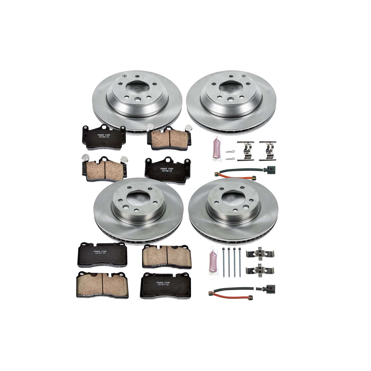Power Stop 07-10 Volkswagen Touareg Front & Rear Autospecialty Brake Kit