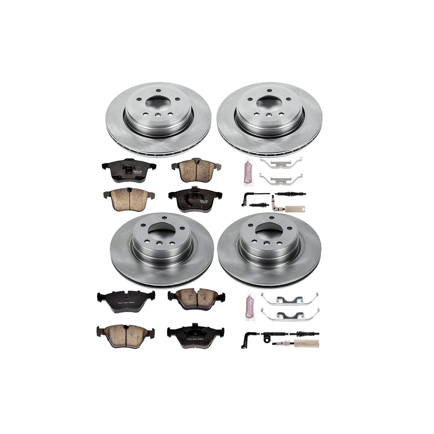 Power Stop 04-05 BMW 525i Front & Rear Autospecialty Brake Kit