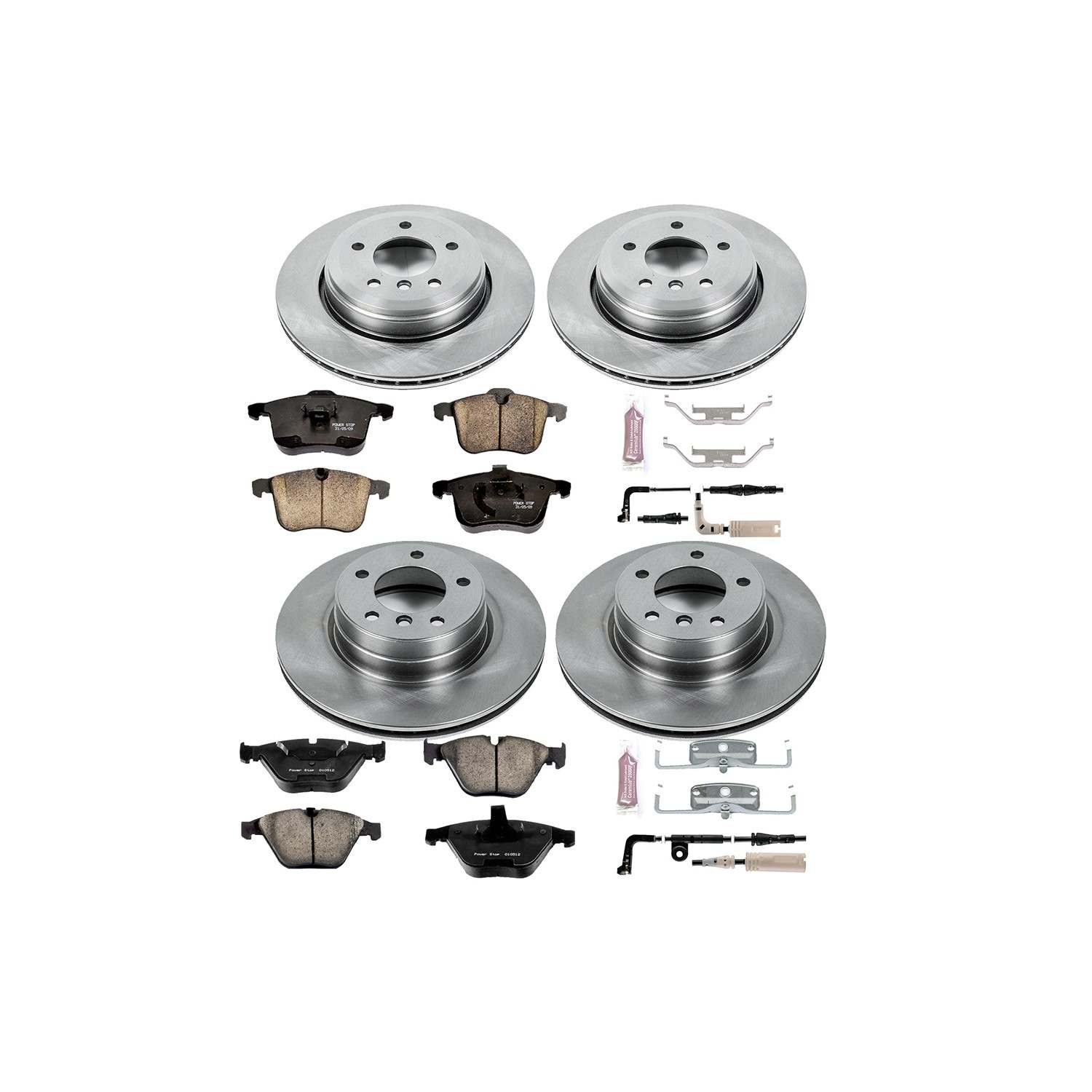 Power Stop 06-07 BMW 525i Front & Rear Autospecialty Brake Kit