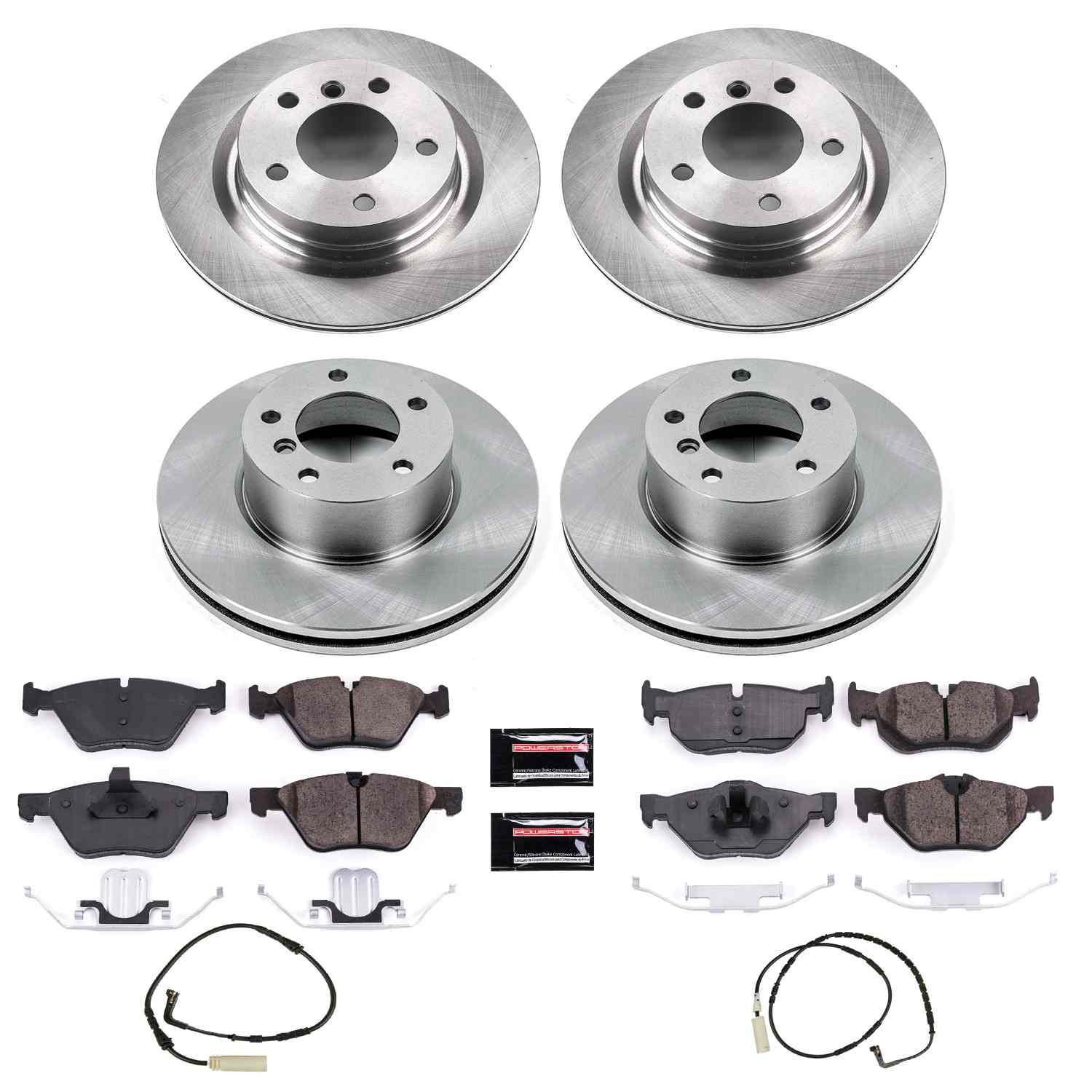 Power Stop 08-10 BMW 128i Front & Rear Autospecialty Brake Kit