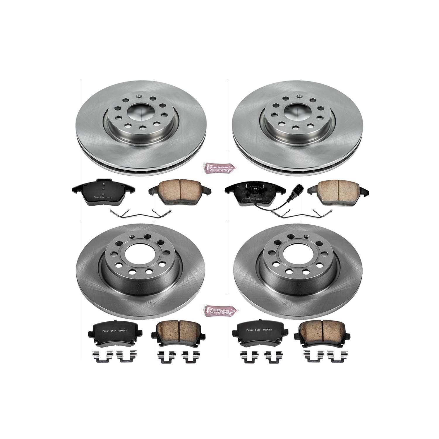 Power Stop 2013 Audi A3 Front & Rear Autospecialty Brake Kit