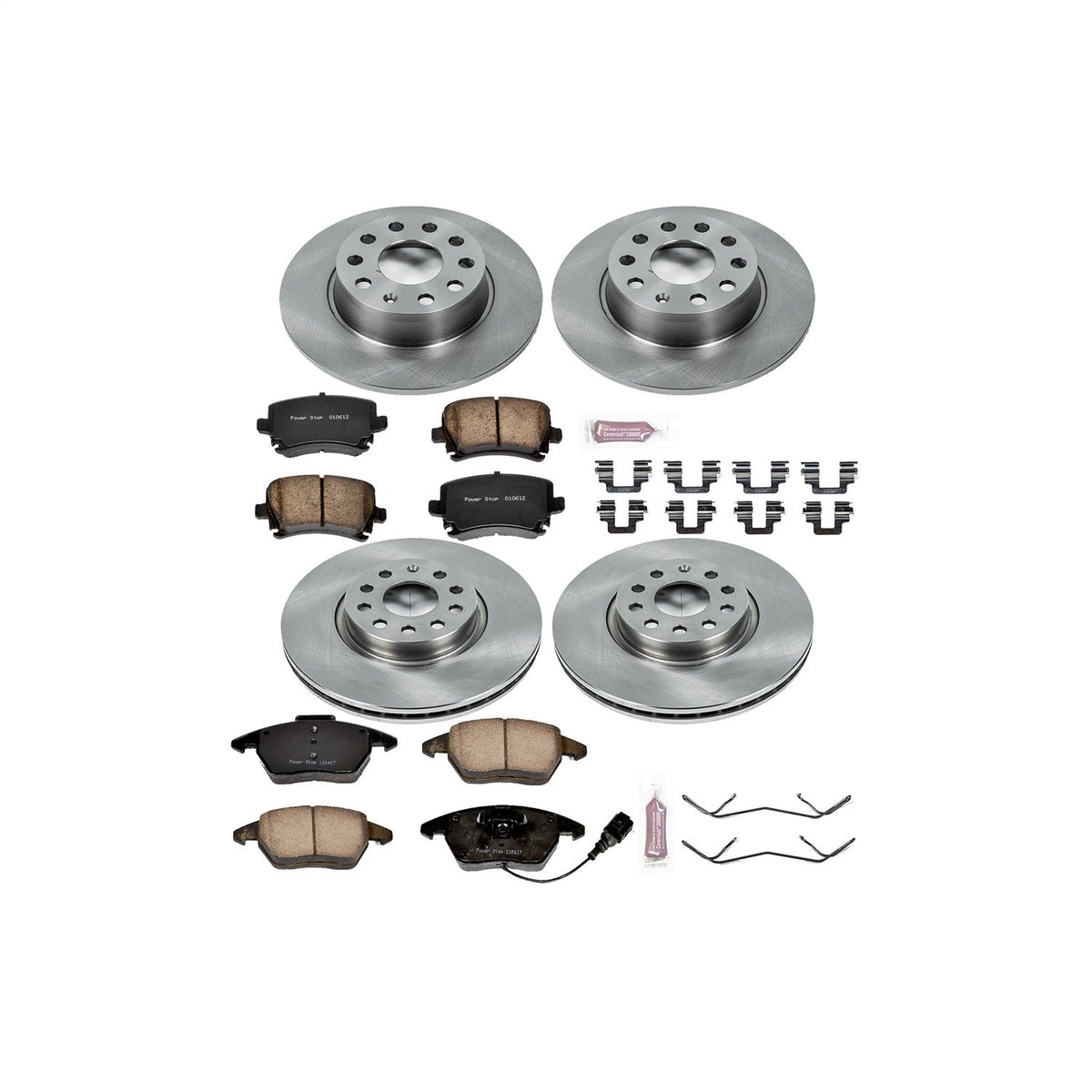 Power Stop 2013 Audi A3 Quattro Front & Rear Autospecialty Brake Kit