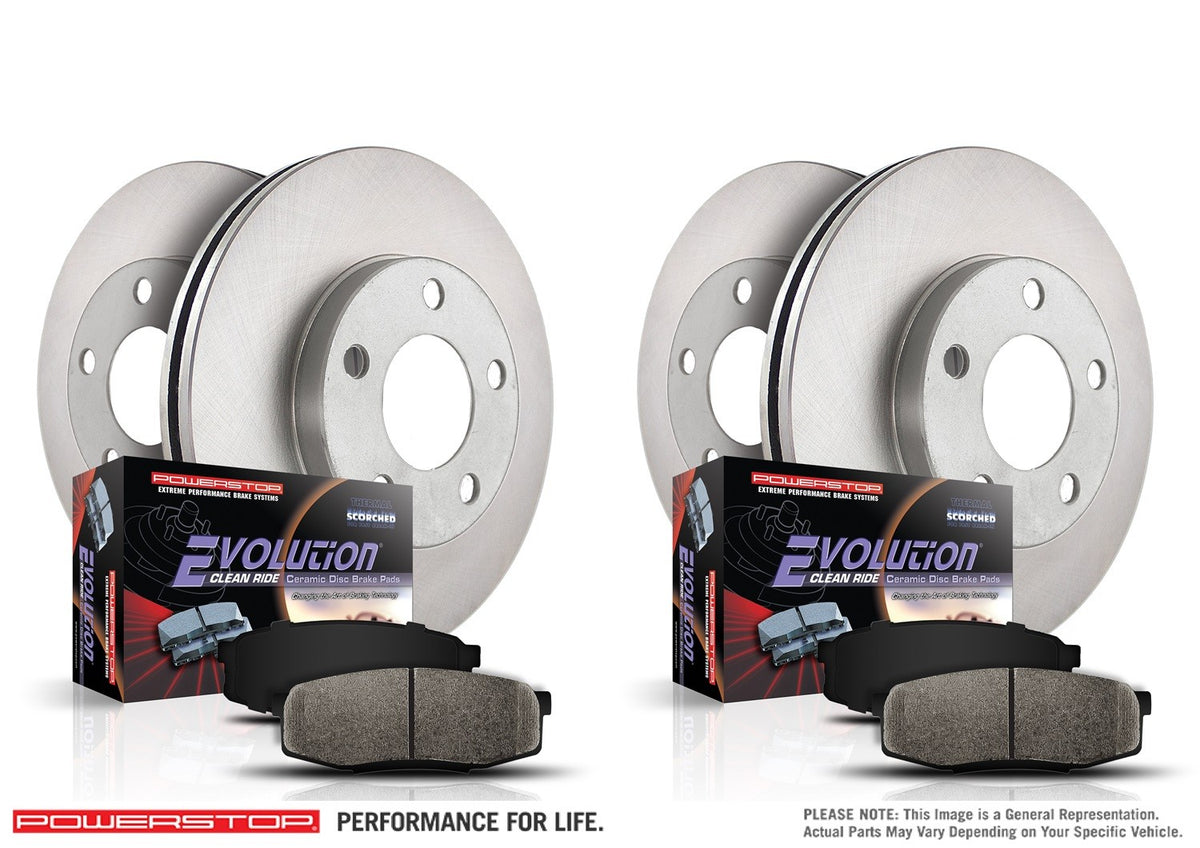 Power Stop 2013 Audi A3 Quattro Front & Rear Autospecialty Brake Kit