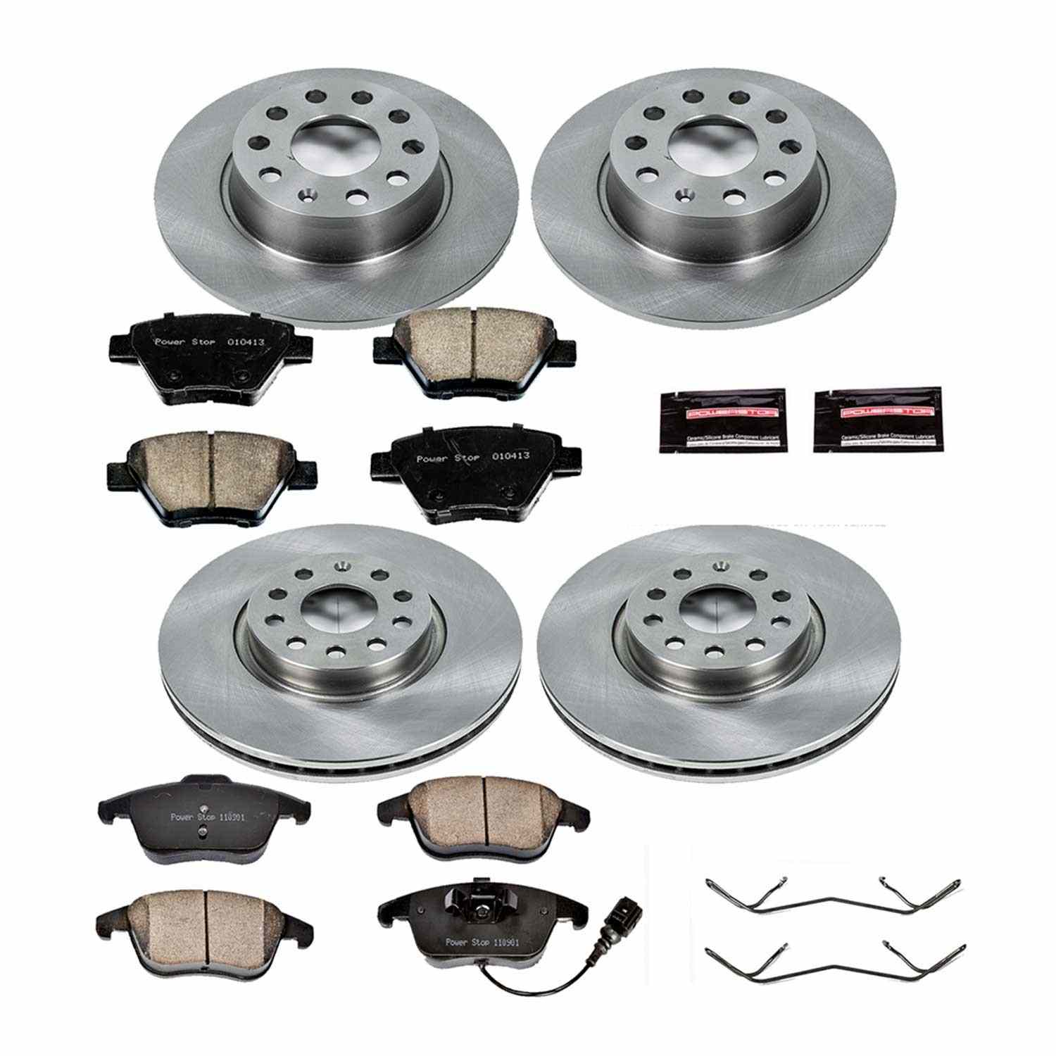 Power Stop 12-15 Volkswagen Passat Front & Rear Autospecialty Brake Kit