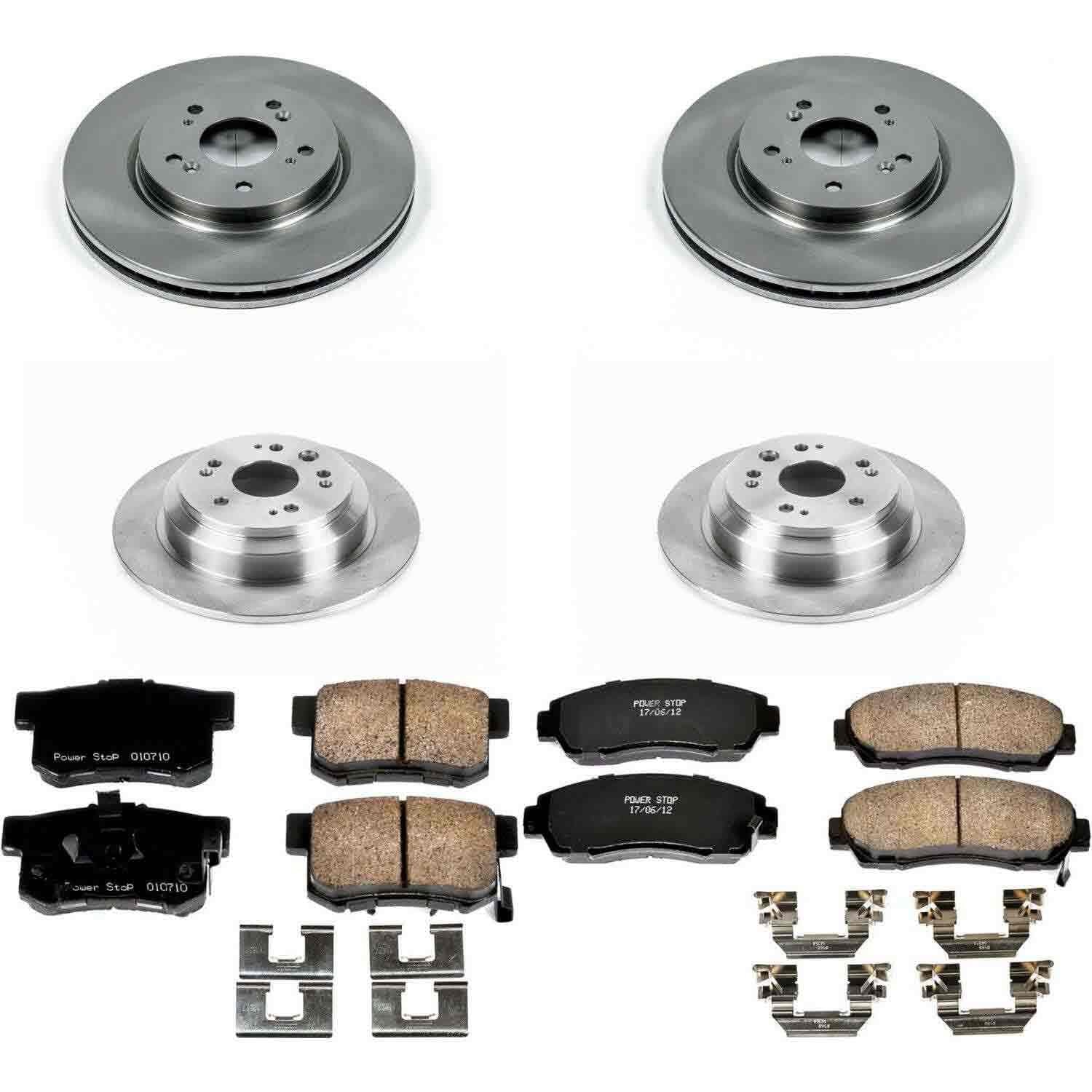 Power Stop 10-11 Honda Accord Crosstour Front & Rear Autospecialty Brake Kit