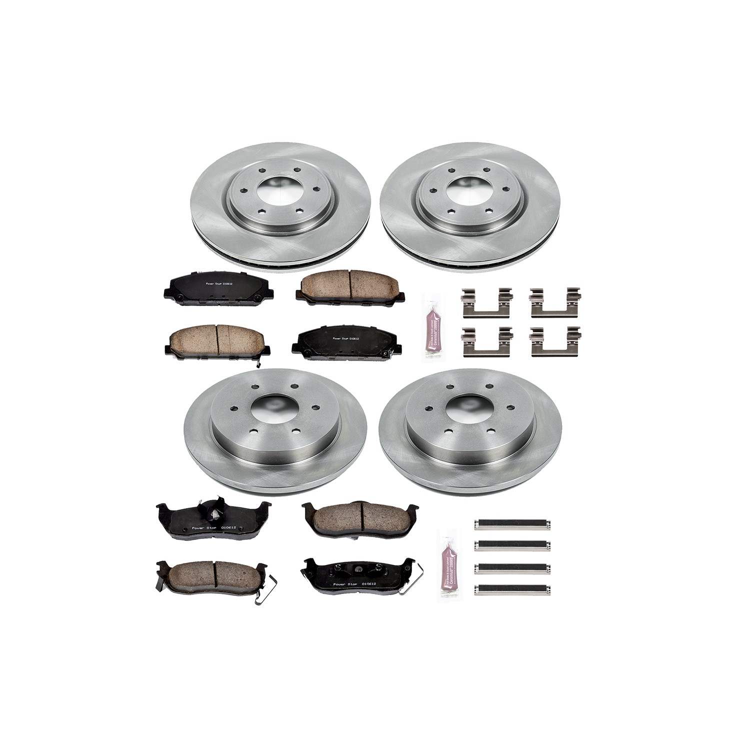 Power Stop 12-15 Nissan Armada Front & Rear Autospecialty Brake Kit