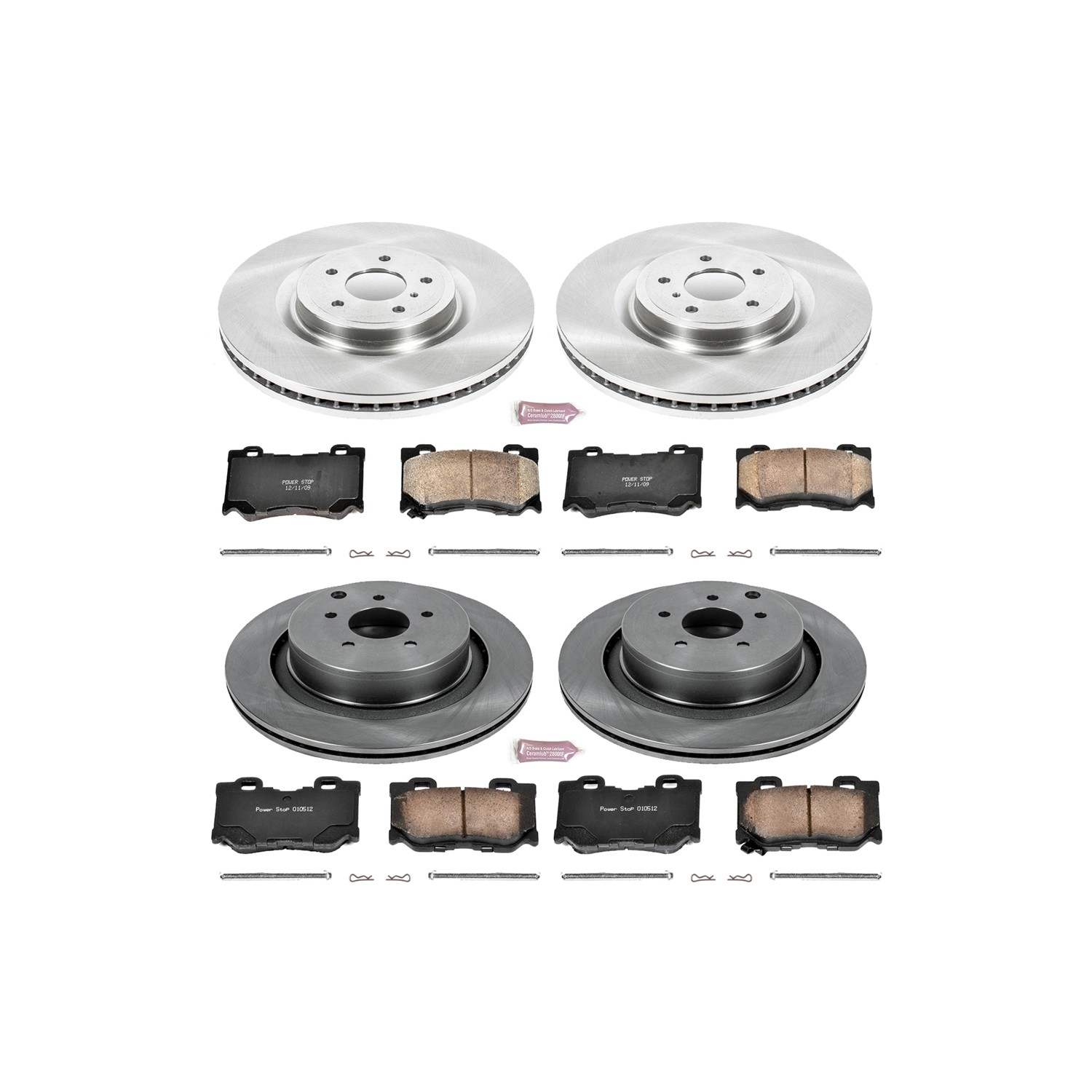 Power Stop 09-13 Infiniti FX50 Front & Rear Autospecialty Brake Kit