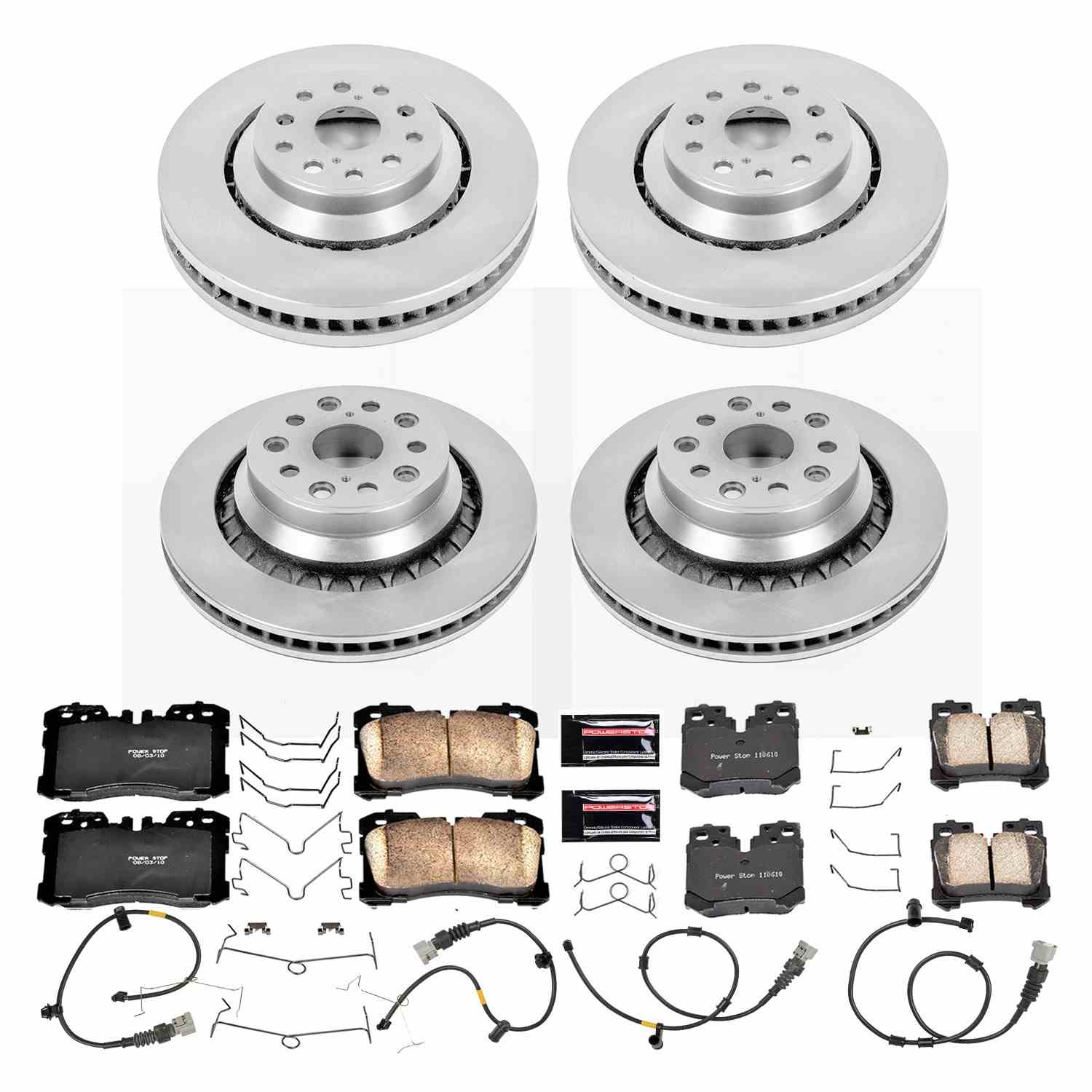 Power Stop 10-17 Lexus LS460 Front & Rear Autospecialty Brake Kit