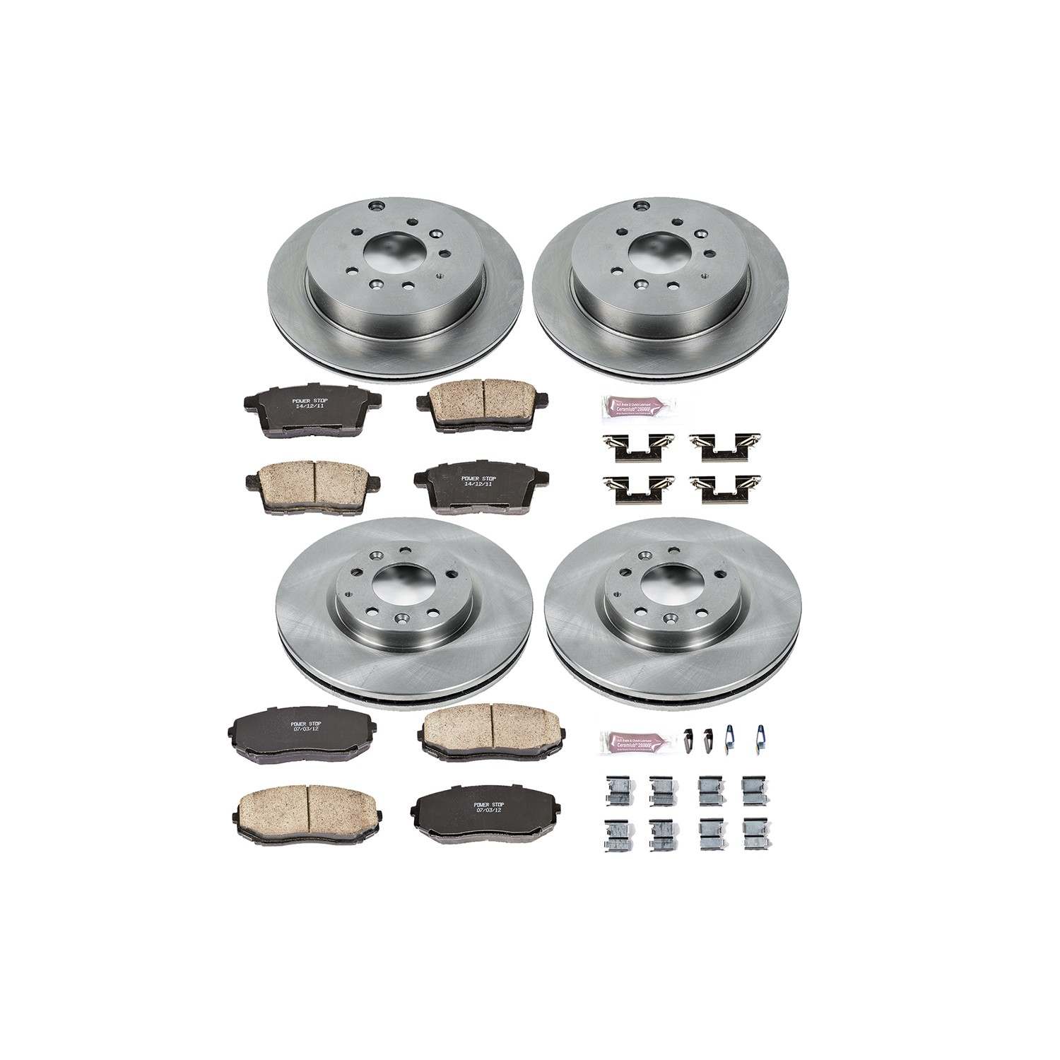 Power Stop 07-12 Mazda CX-7 Front & Rear Autospecialty Brake Kit