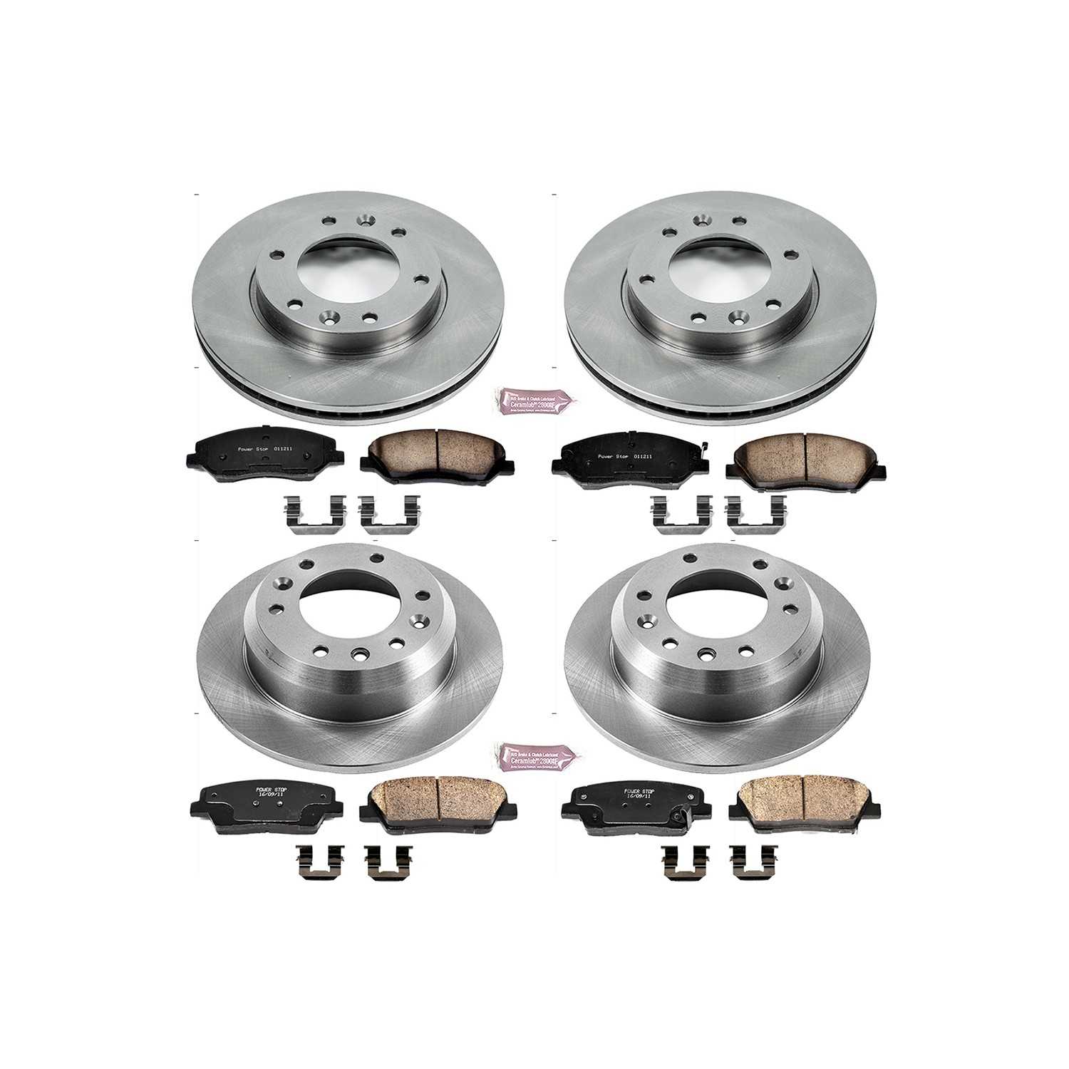 Power Stop 07-08 Hyundai Entourage Front & Rear Autospecialty Brake Kit