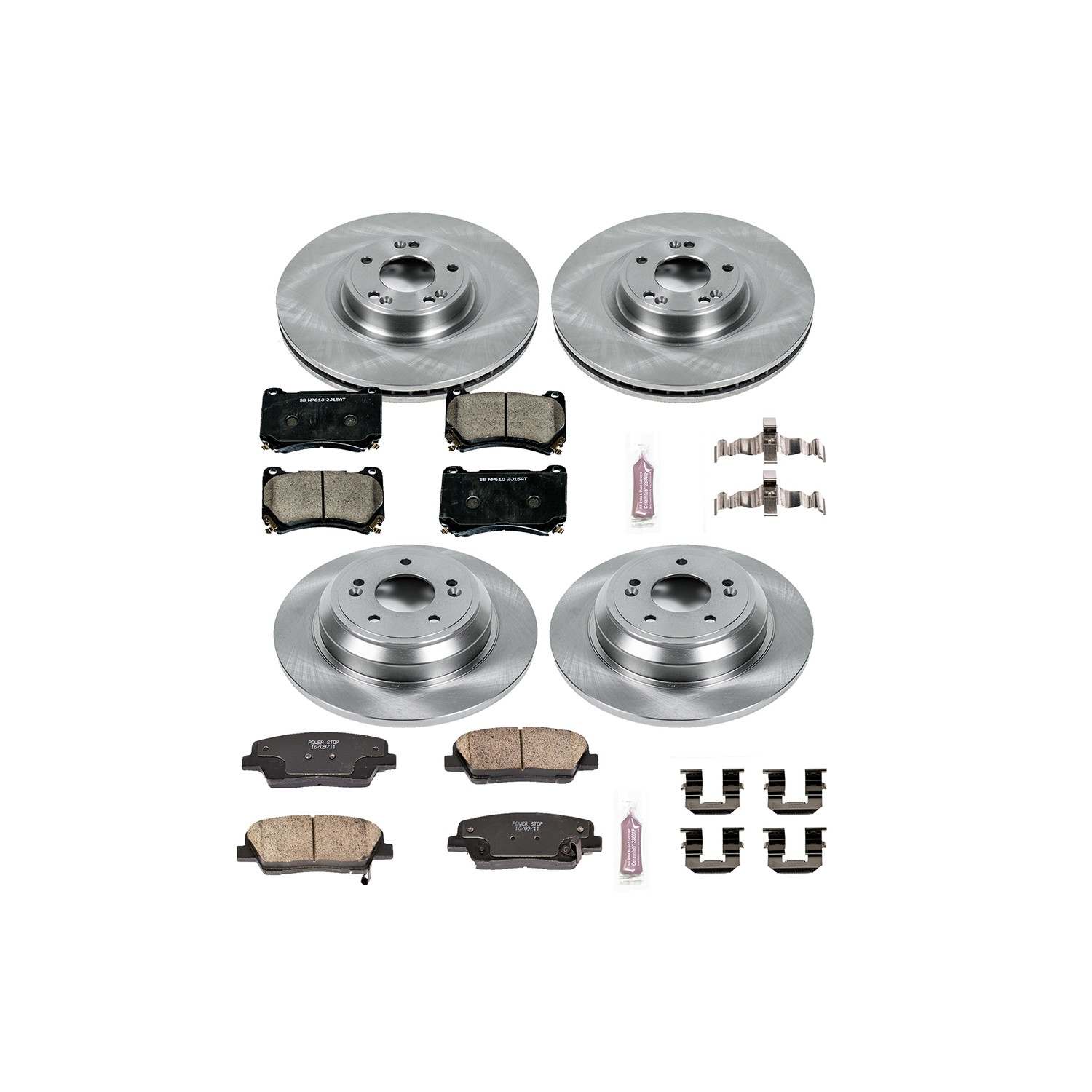 Power Stop 2009 Hyundai Genesis Front & Rear Autospecialty Brake Kit