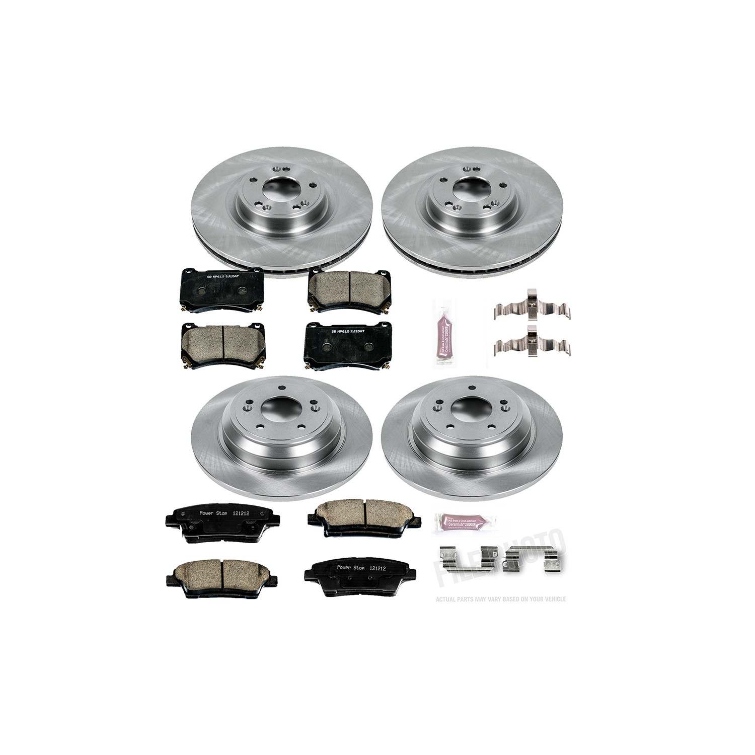 Power Stop 10-14 Hyundai Genesis Front & Rear Autospecialty Brake Kit