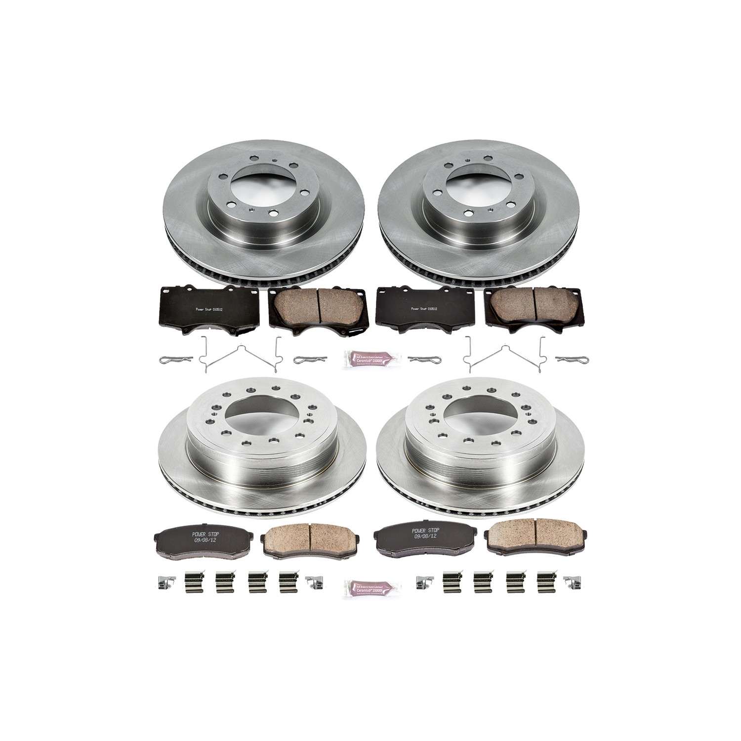 Power Stop 10-19 Lexus GX460 Front & Rear Autospecialty Brake Kit