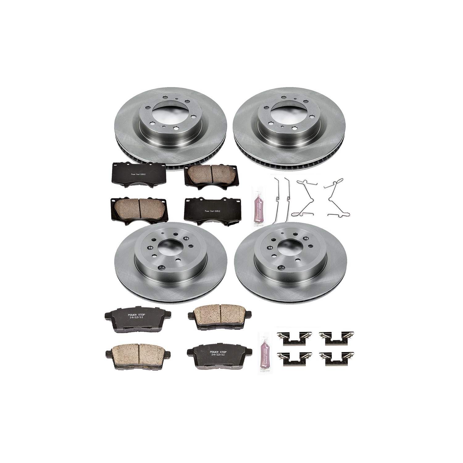 Power Stop 07-15 Mazda CX-9 Front & Rear Autospecialty Brake Kit