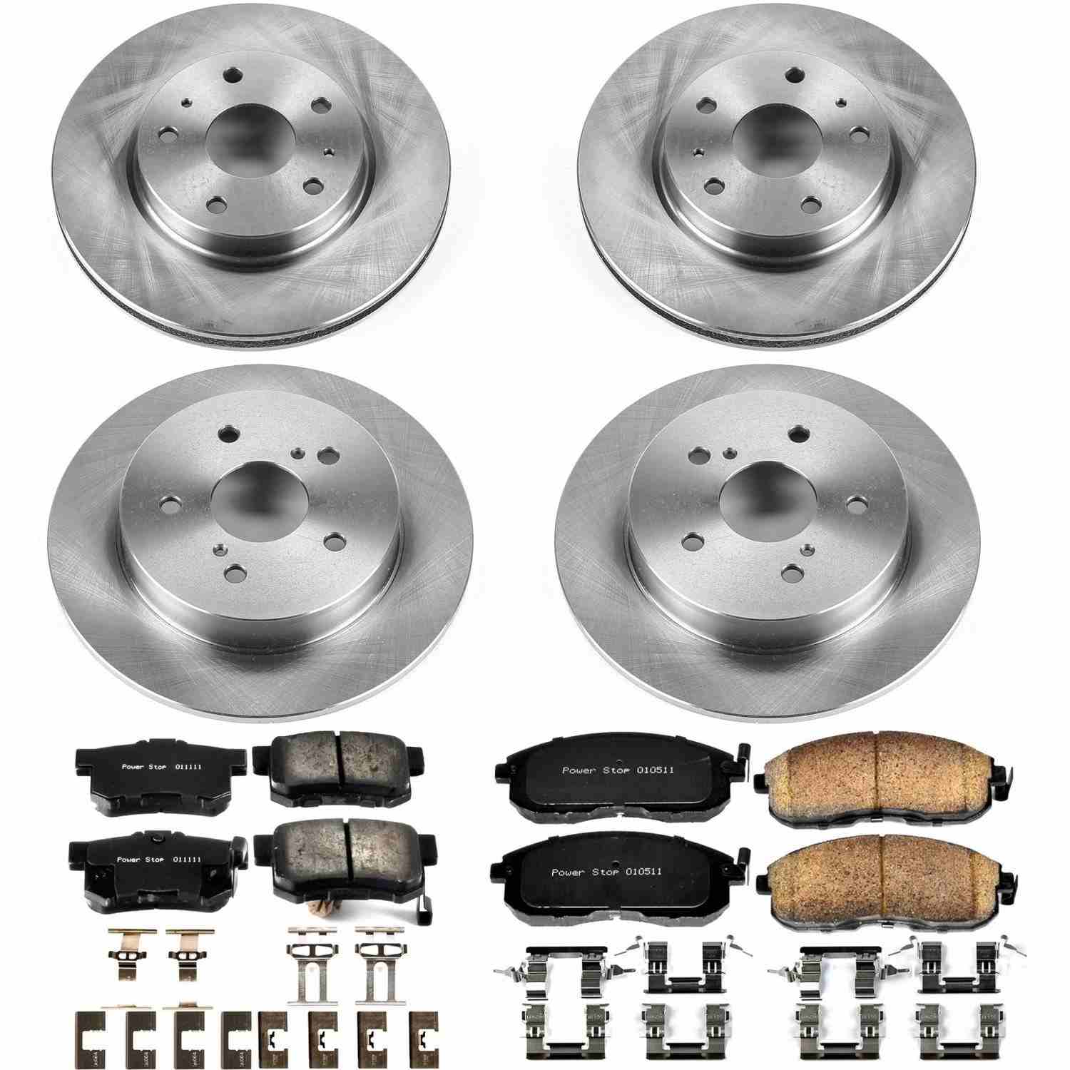 Power Stop 07-13 Suzuki SX4 Front & Rear Autospecialty Brake Kit