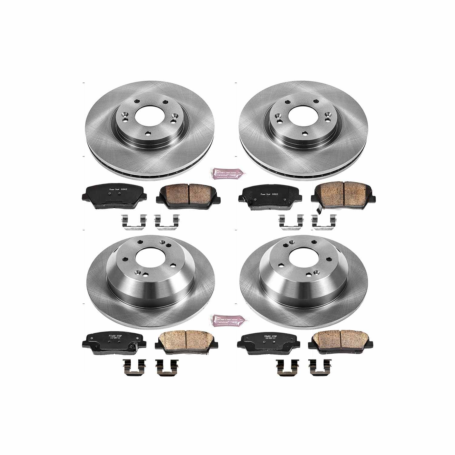 Power Stop 10-12 Hyundai Santa Fe Front & Rear Autospecialty Brake Kit
