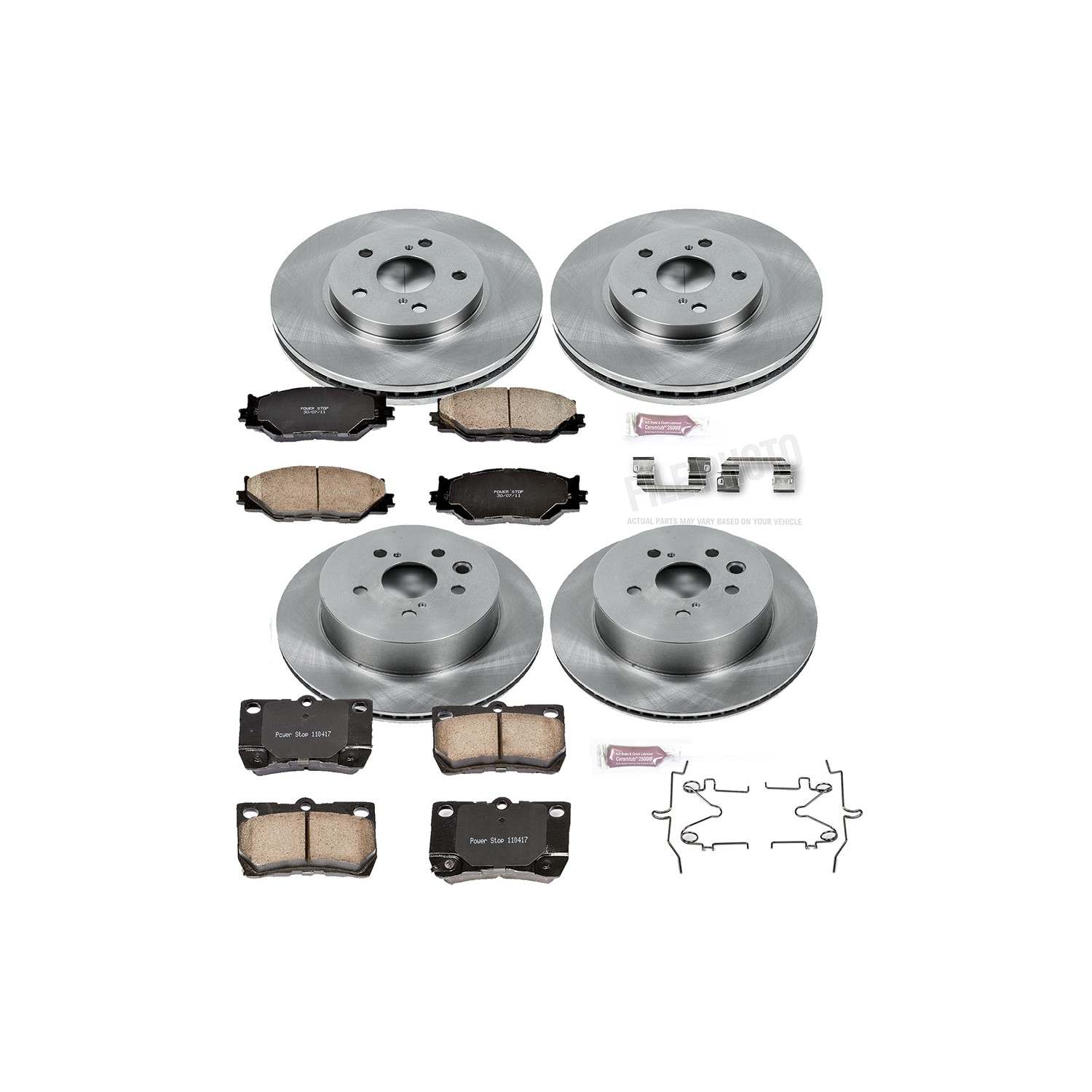 Power Stop 10-13 Lexus IS250 Front & Rear Autospecialty Brake Kit