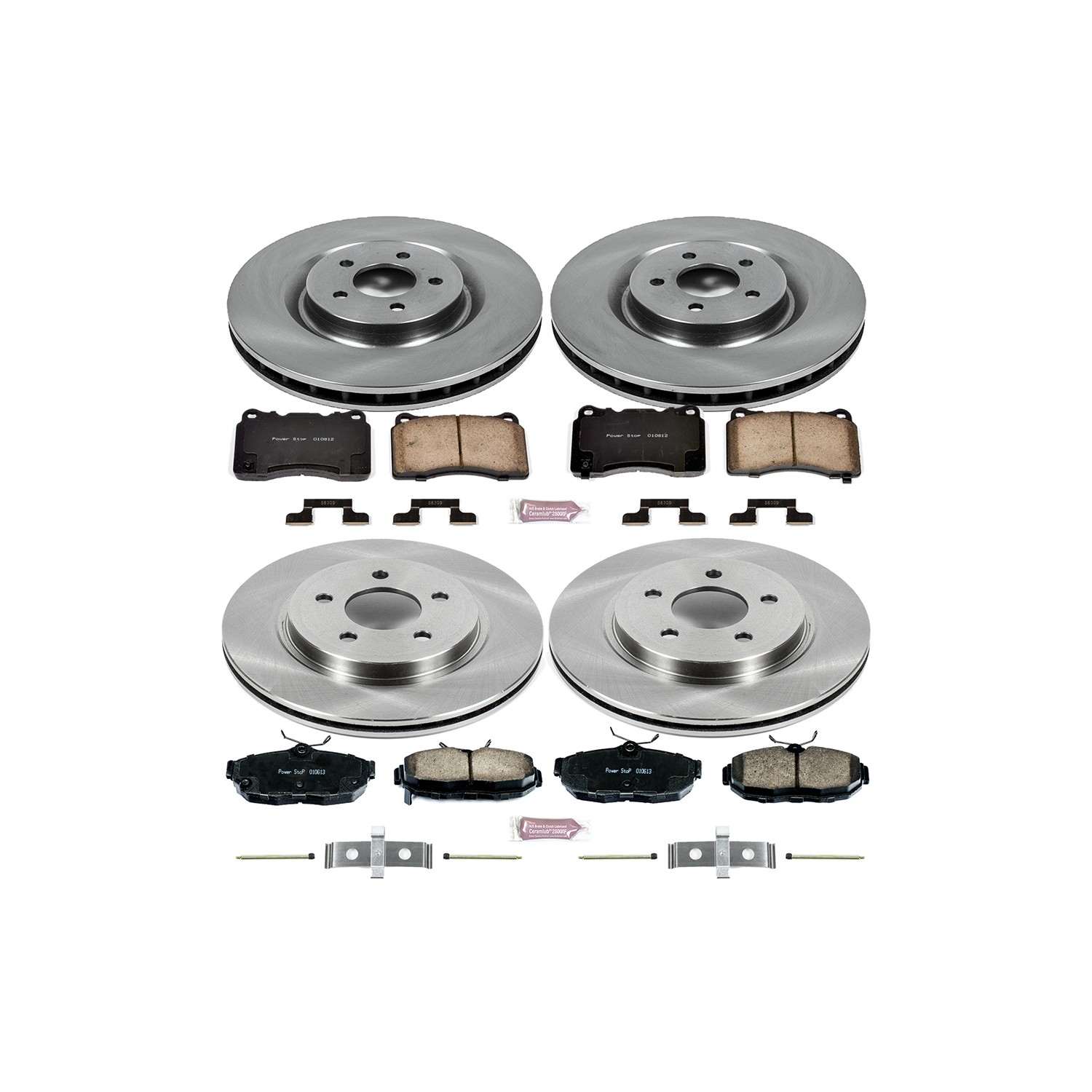 Power Stop 2012 Ford Mustang Front & Rear Autospecialty Brake Kit