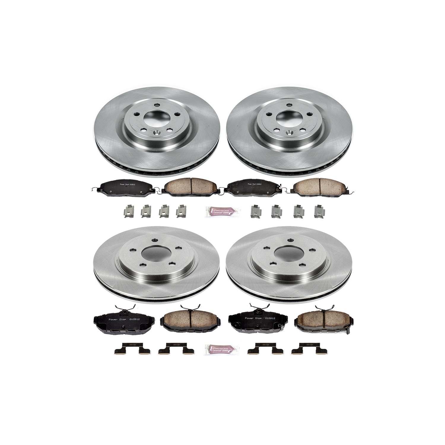 Power Stop 11-14 Ford Mustang Front & Rear Autospecialty Brake Kit