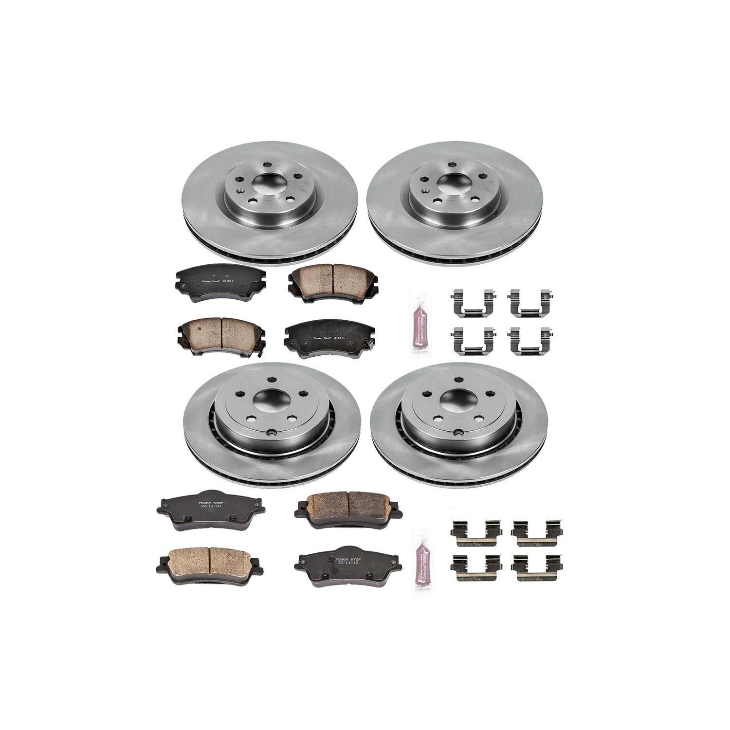 Power Stop 11-17 Chevrolet Caprice Front & Rear Autospecialty Brake Kit