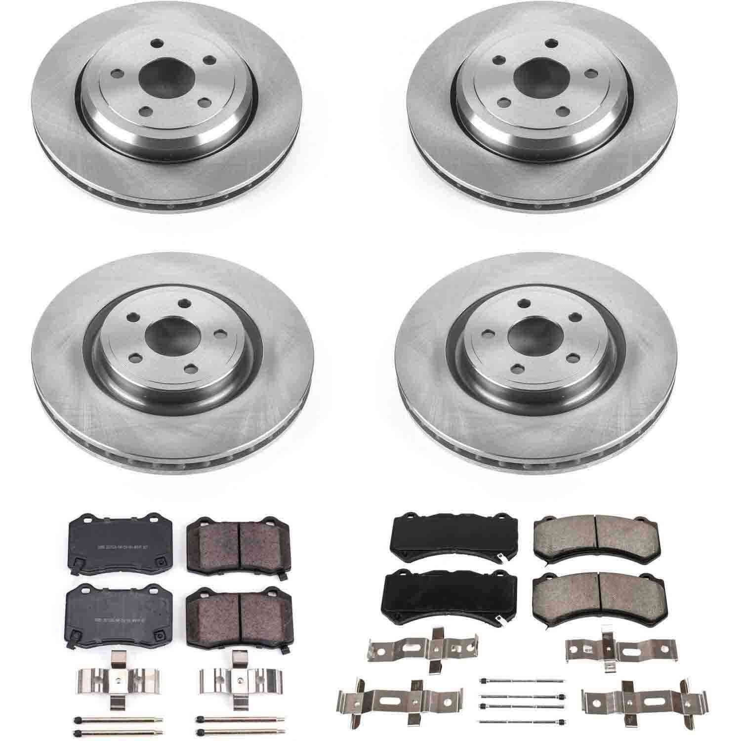 Power Stop 12-17 Jeep Grand Cherokee Front & Rear Autospecialty Brake Kit