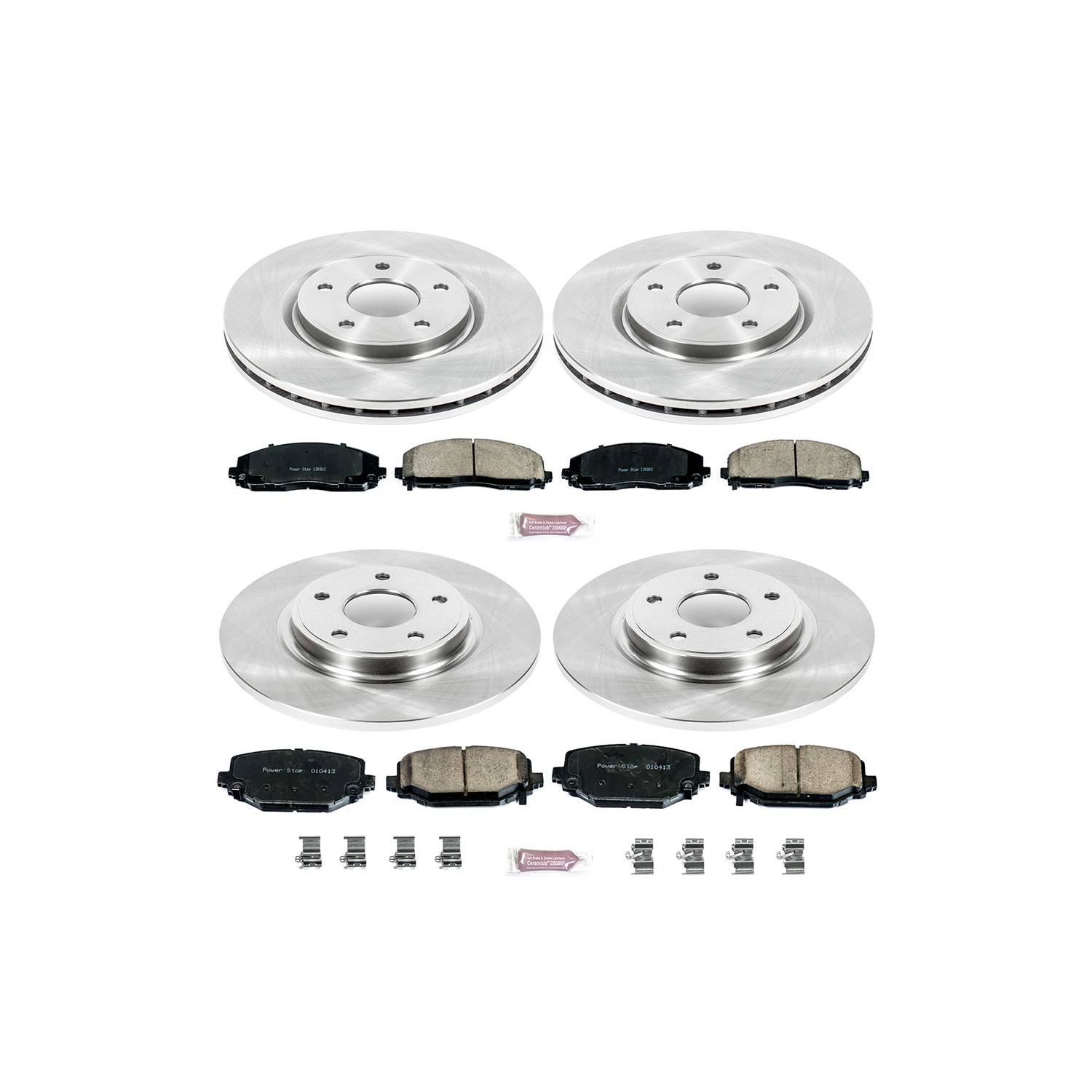 Power Stop 12-16 Chrysler Town & Country Front & Rear Autospecialty Brake Kit